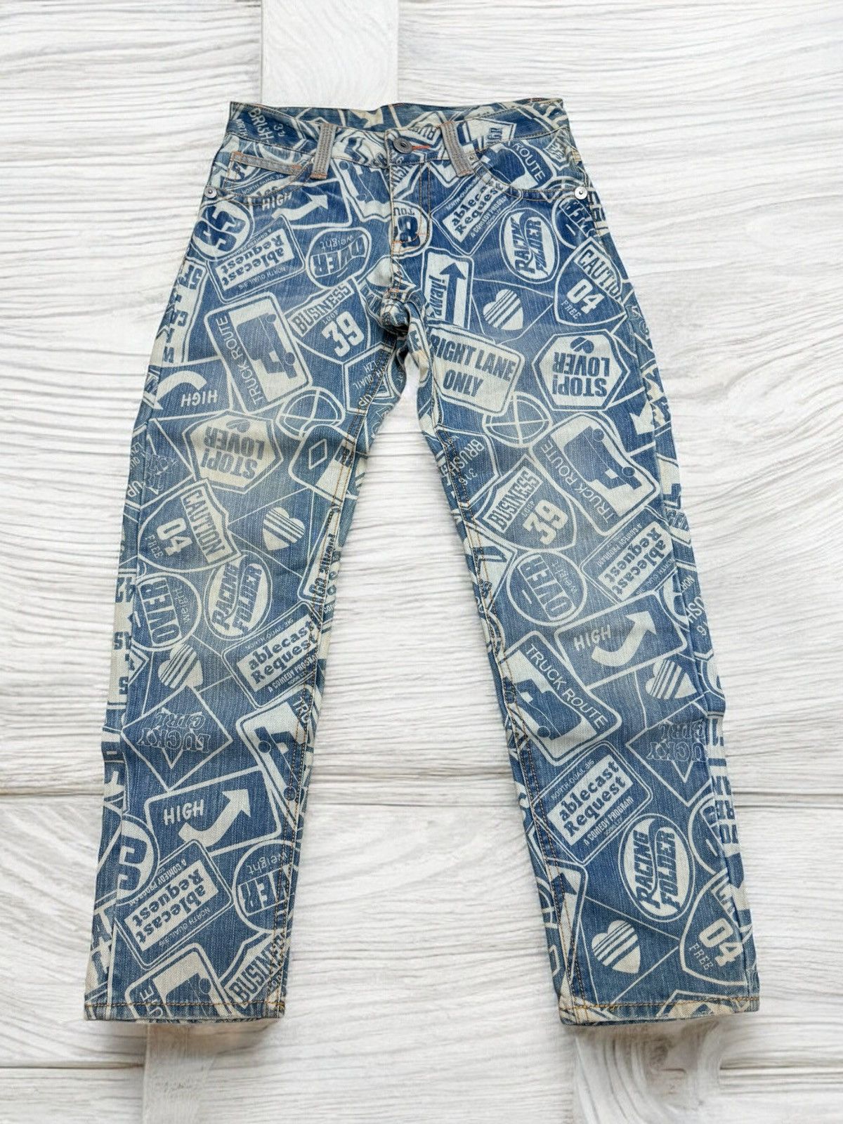 Acid Wash Faded SURF GIRLS Hysteric Glamour Denim