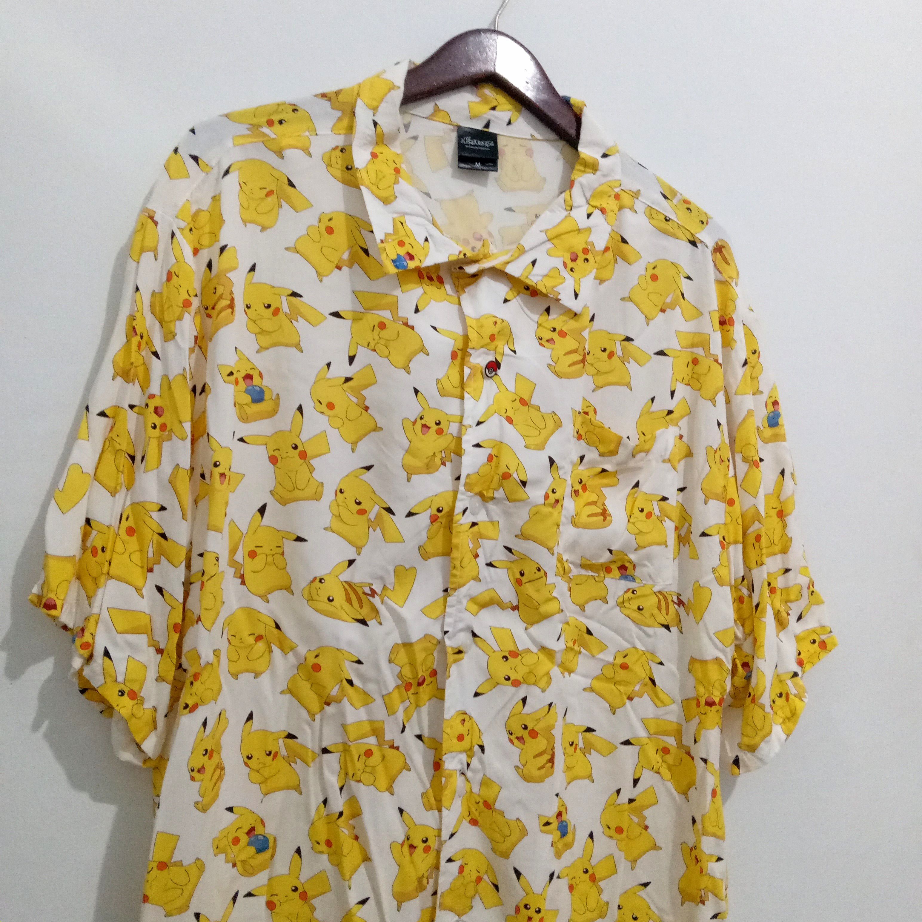 Japanese Brand × Nintendo × Pokemon Pokemon x Nintendo pikachu allover shirt Size US M / EU 48-50 / 2 - 3 Thumbnail