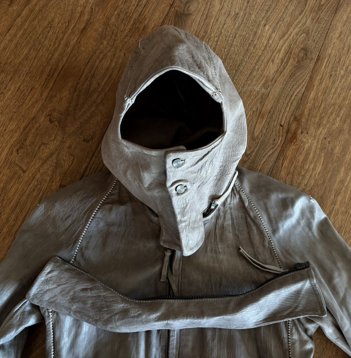Boris Bidjan Saberi GRAIL J2 F2503M Dark Grey with Hood Size US M / EU 48-50 / 2 - 2 Thumbnail