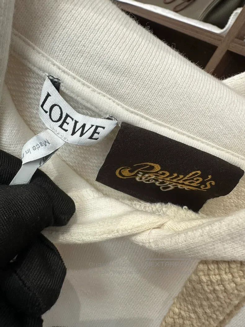 Loewe Loewe Men's logo painted hooded sweatshirt Size US S / EU 44-46 / 1 - 2 Thumbnail