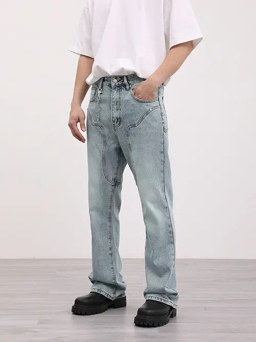 VIBE distressed carpenter utility carpenter jeans Size US 32 / EU 48 - 4 Thumbnail