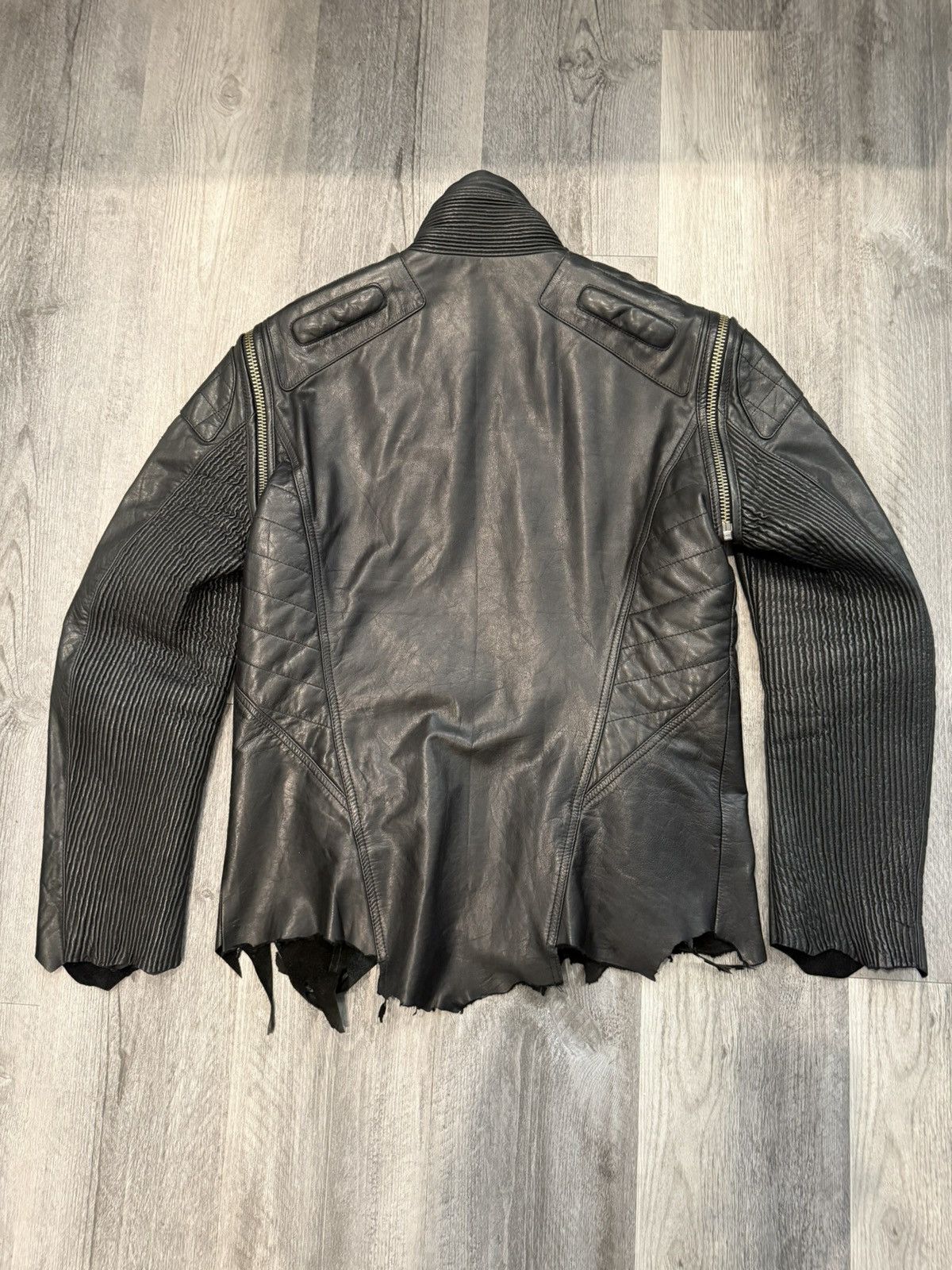 Yasuyuki Ishii Yasuyuki Ishii Leather Biker Jacket Size US L / EU 52-54 / 3 - 7 Thumbnail