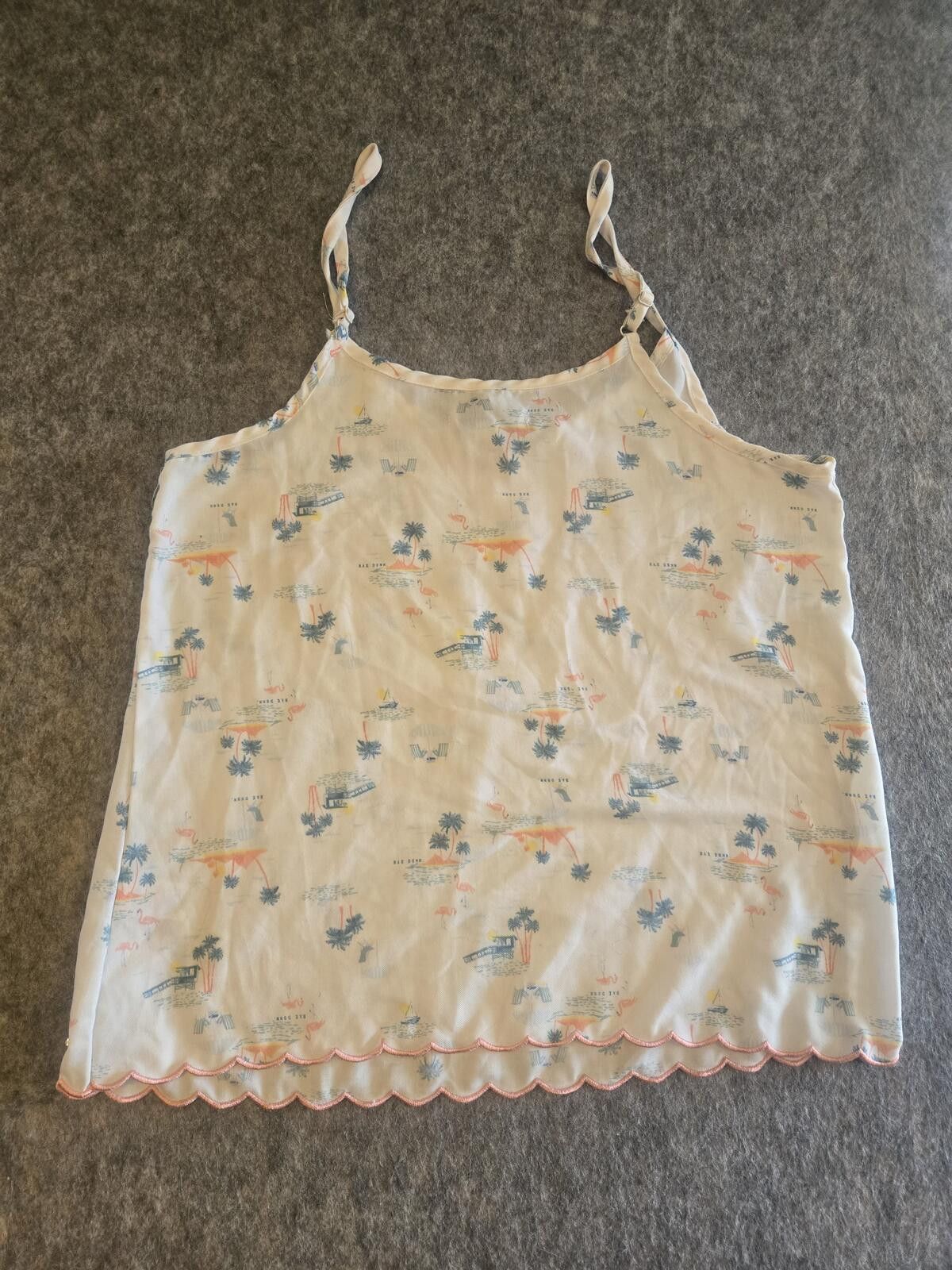 Other Rae Dunn Camisole Tank Sz L Tropical Beach Loungewear Size L / US 10 / IT 46 - 3 Thumbnail