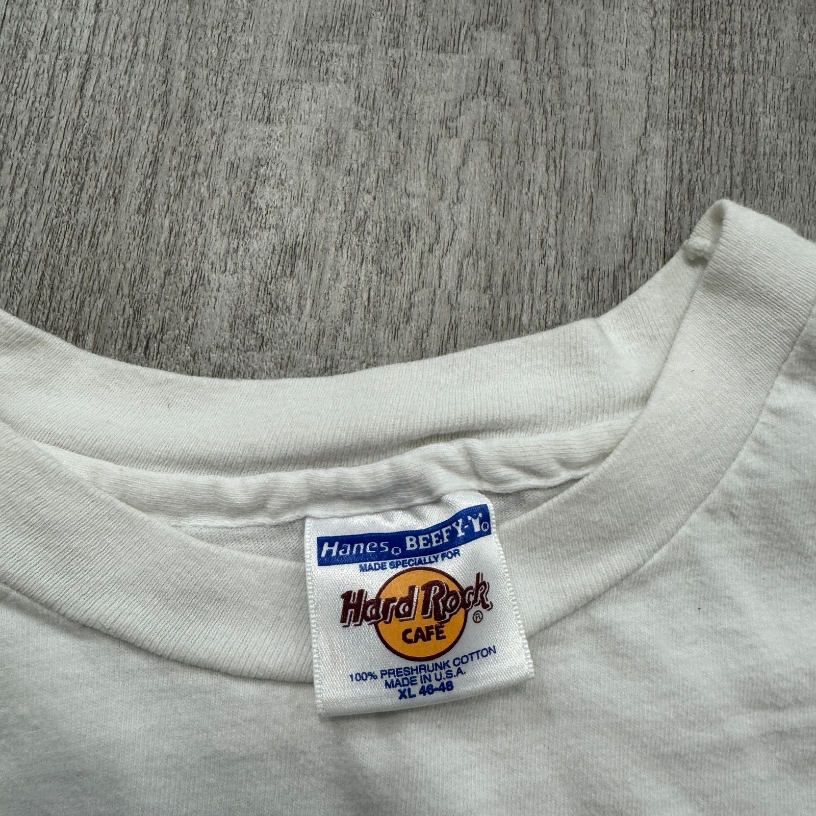 Vintage Vintage Hard Rock Cafe New Orleans Men's XL White Size US XL / EU 56 / 4 - 5 Thumbnail