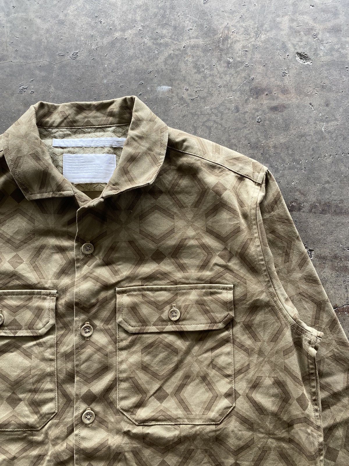 White Mountaineering White Mountaineering Pattern Shirt Size US M / EU 48-50 / 2 - 3 Thumbnail