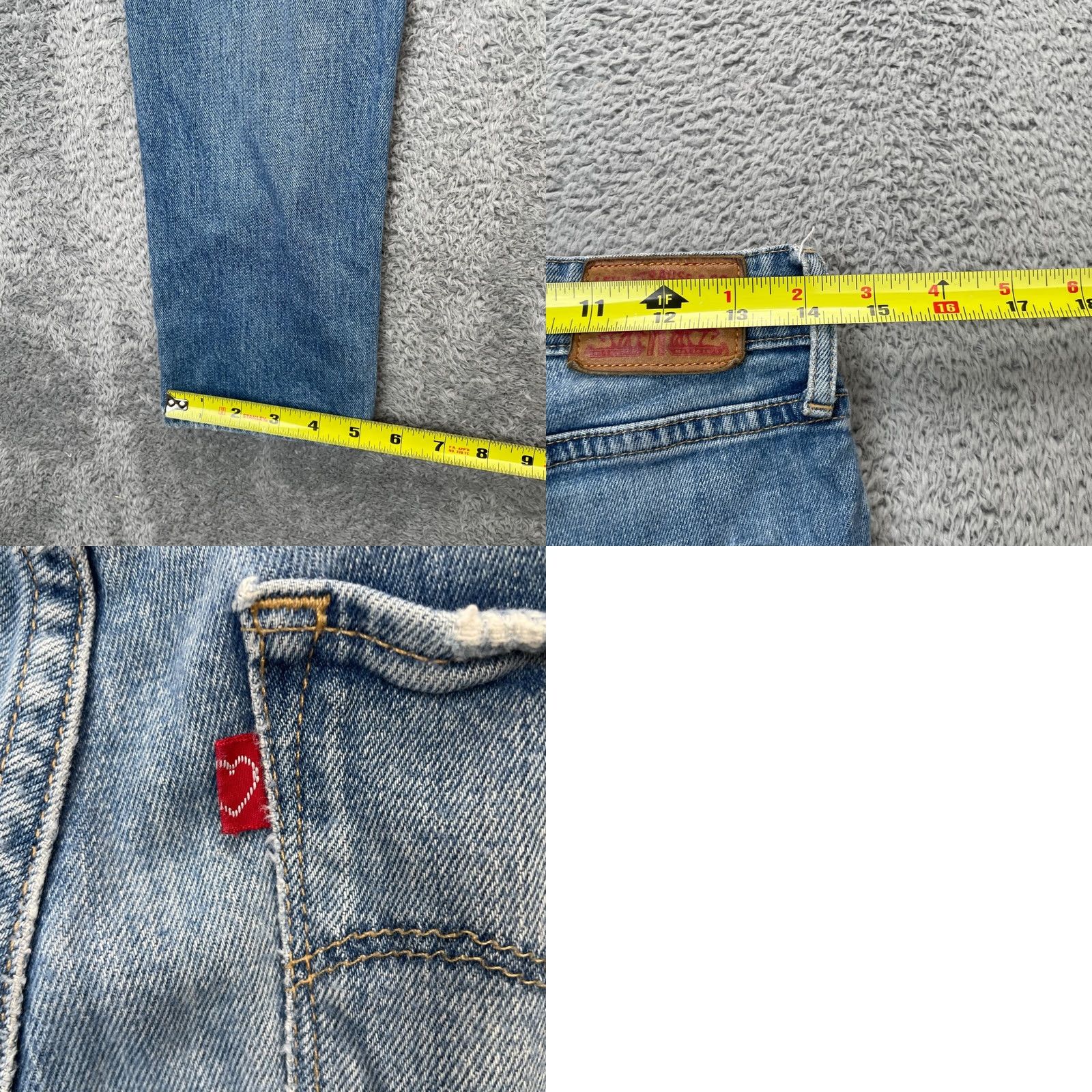 Levi's Levi's 721 Jeans Womens 28 Blue Skinny High Rise Denim Cotton Medium Wash Jeans City Preppy Womens Size 28" / US 6 / IT 42 - 8 Thumbnail