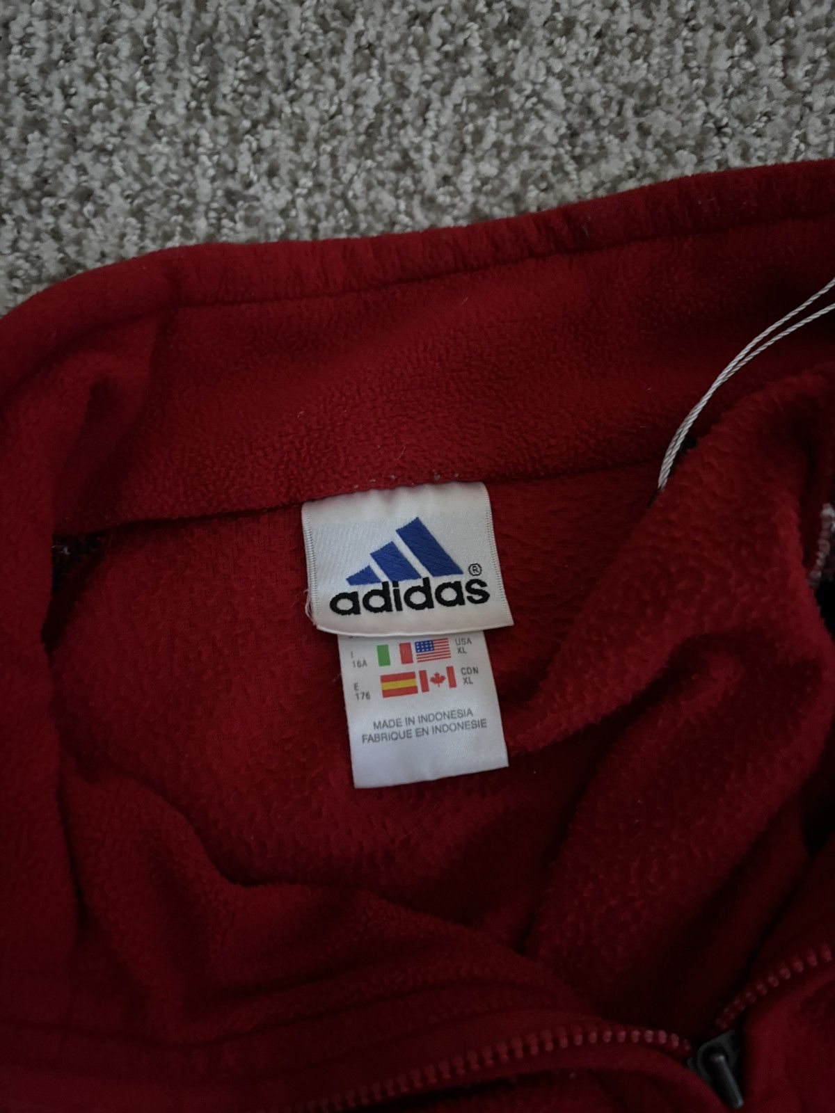 Adidas × Vintage Vintage 90s soccer warm up cover up Size US M / EU 48-50 / 2 - 4 Thumbnail