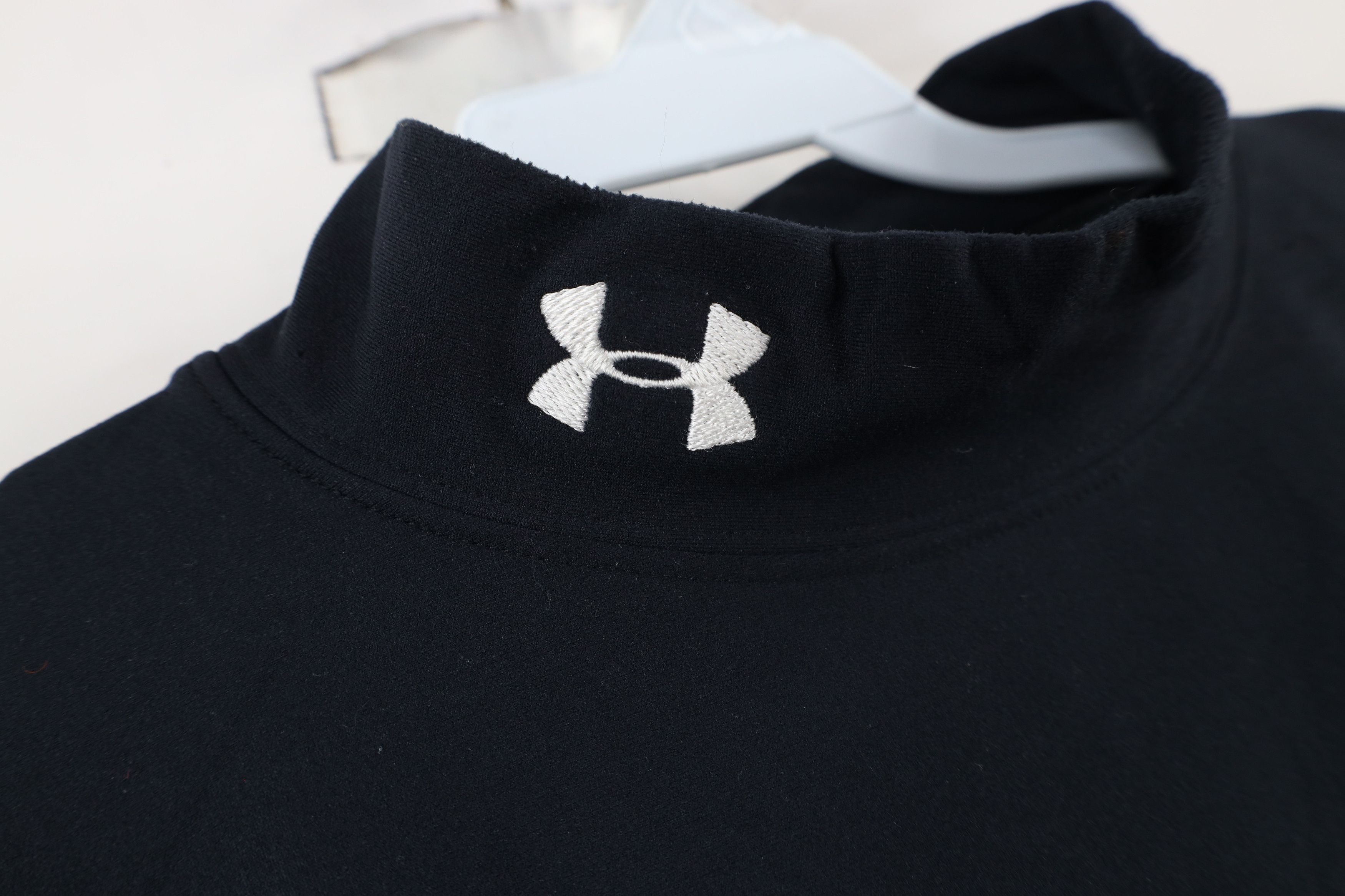 Under Armour × Vintage Under Armour Compression Training Mock Neck T-Shirt Black Size US XXL / EU 58 / 5 - 4 Thumbnail