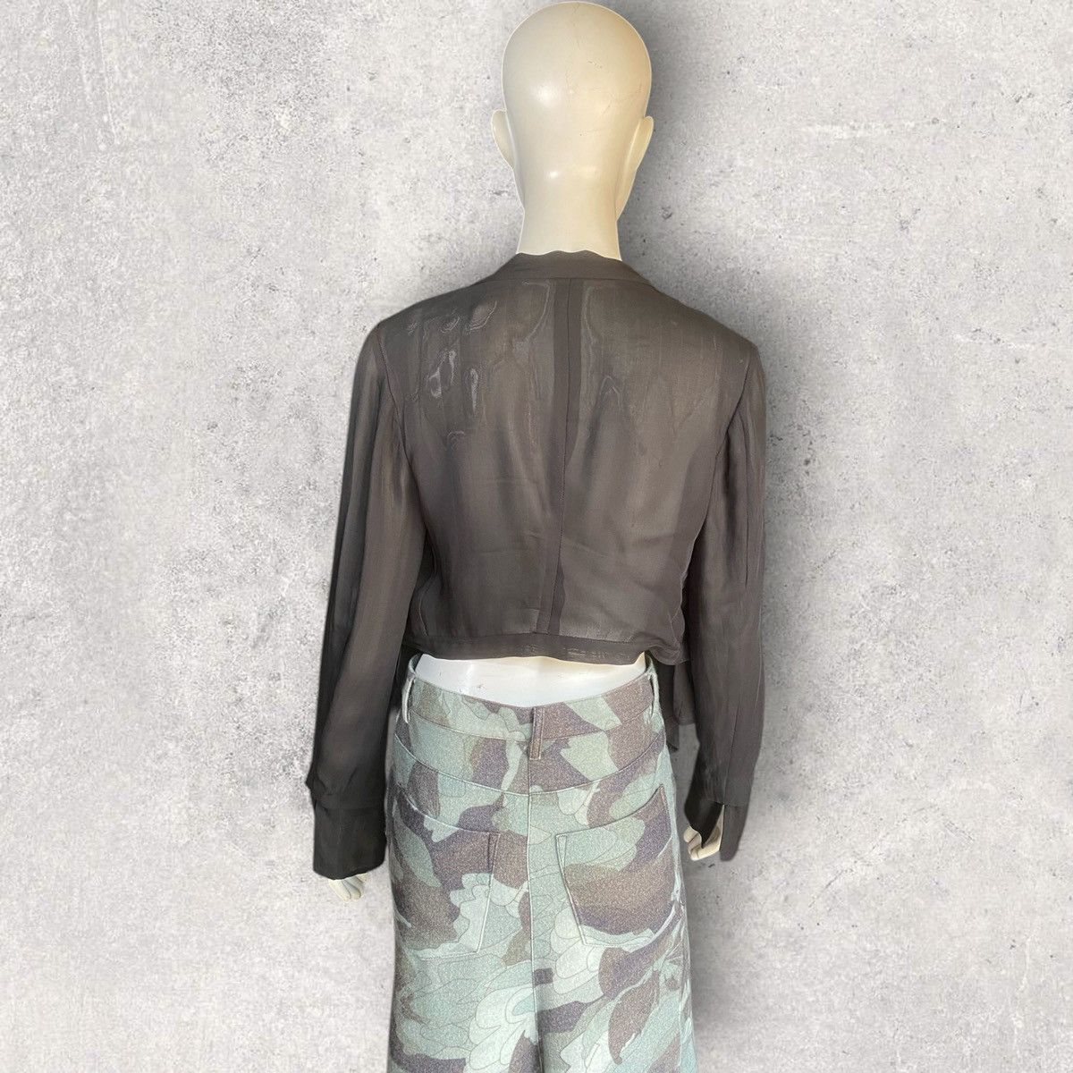 Yohji Yamamoto Vintage SS96 Sheer Mesh Top Size S / US 4 / IT 40 - 10 Thumbnail