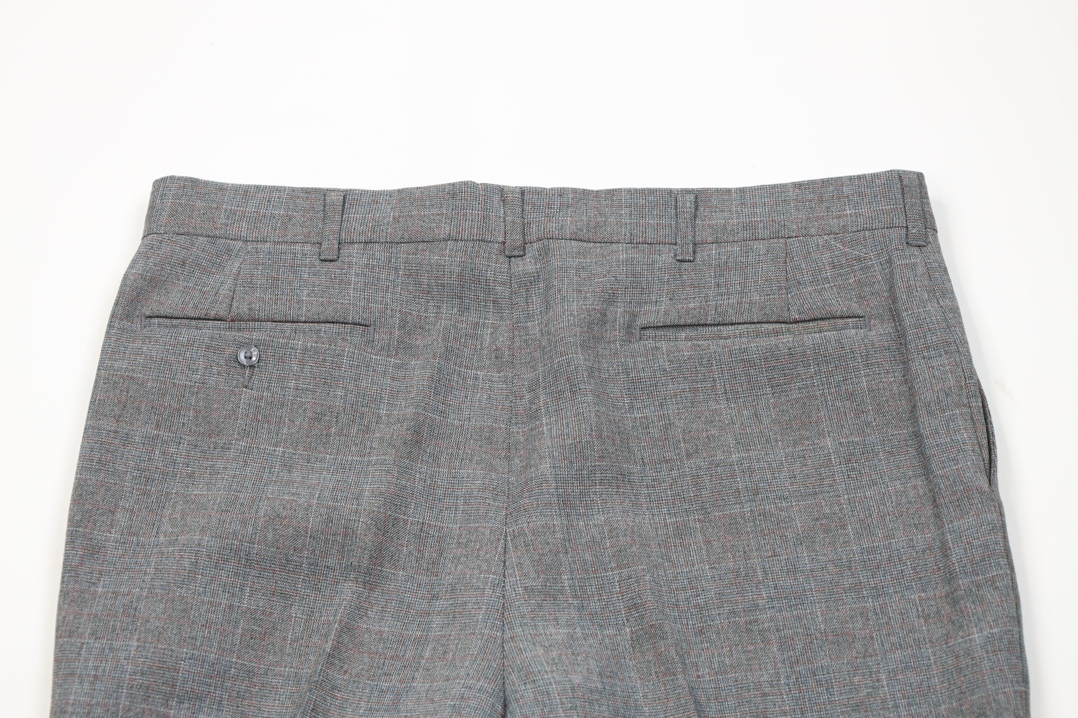 Vintage Vintage 70s Streetwear Flared Wide Leg Chino Pants Plaid USA Size US 36 / EU 52 - 10 Thumbnail