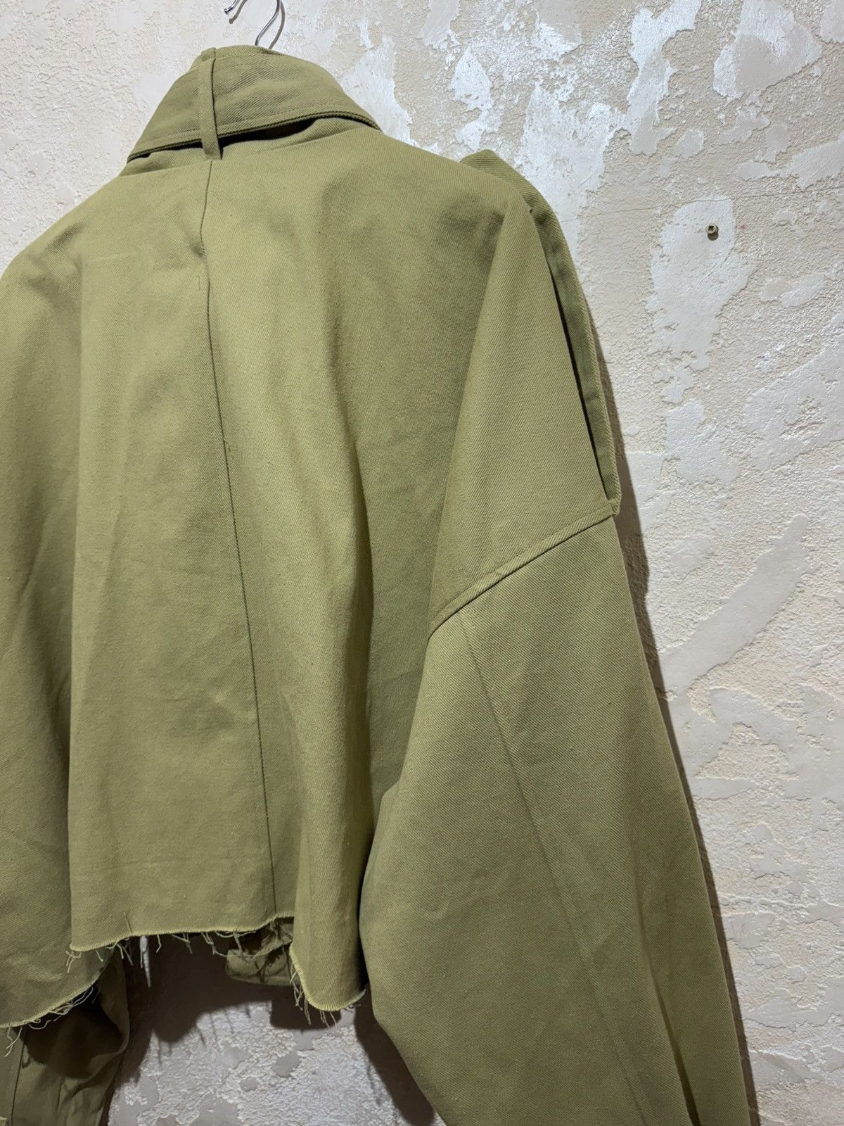 Designer MNML Distressed Cardigan M65 Jacket Olive Size L Size US L / EU 52-54 / 3 - 11 Thumbnail