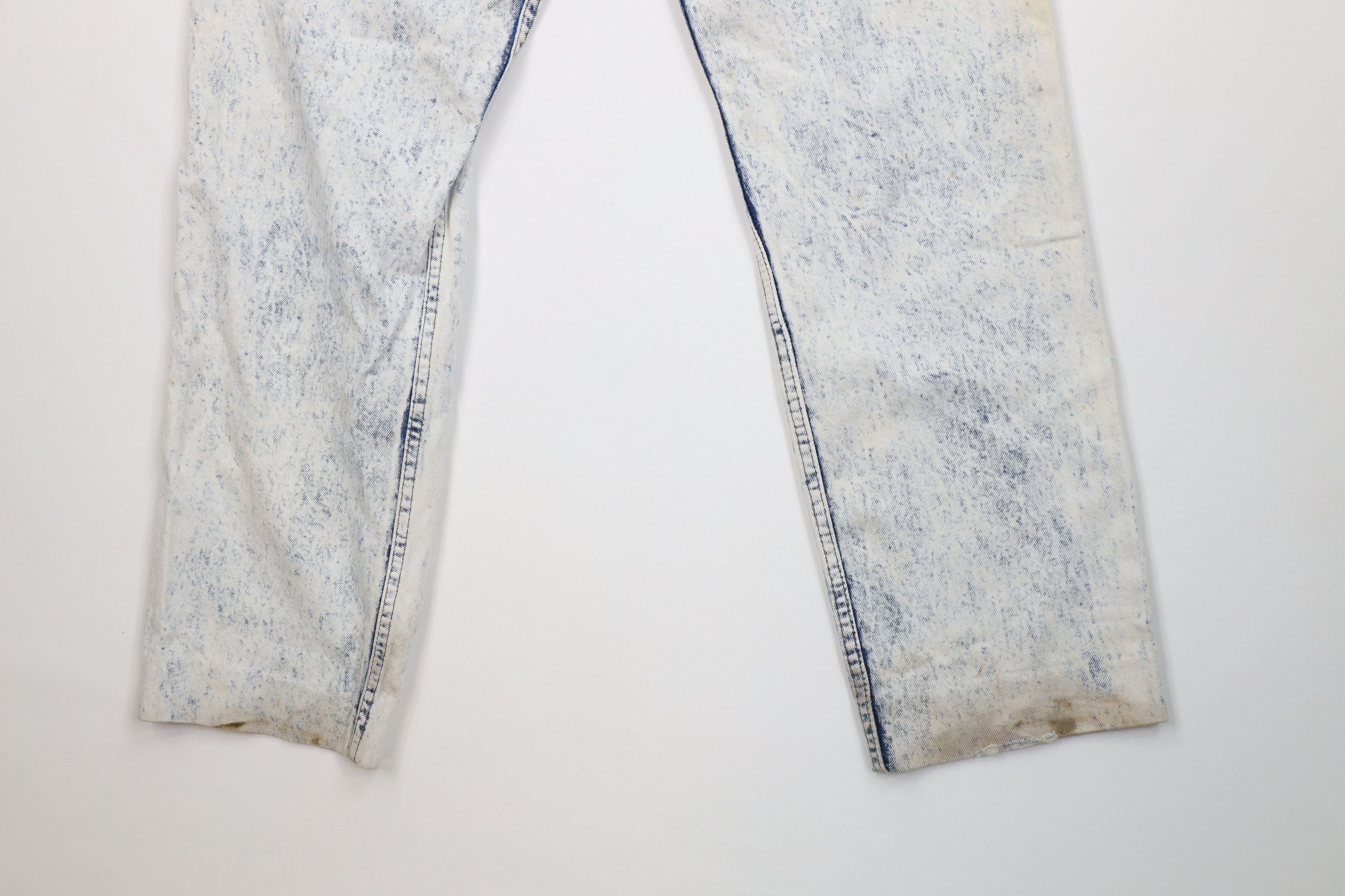 Vintage Vintage 90s Streetwear Acid Wash Straight Leg Denim Jeans Size US 34 / EU 50 - 13 Thumbnail