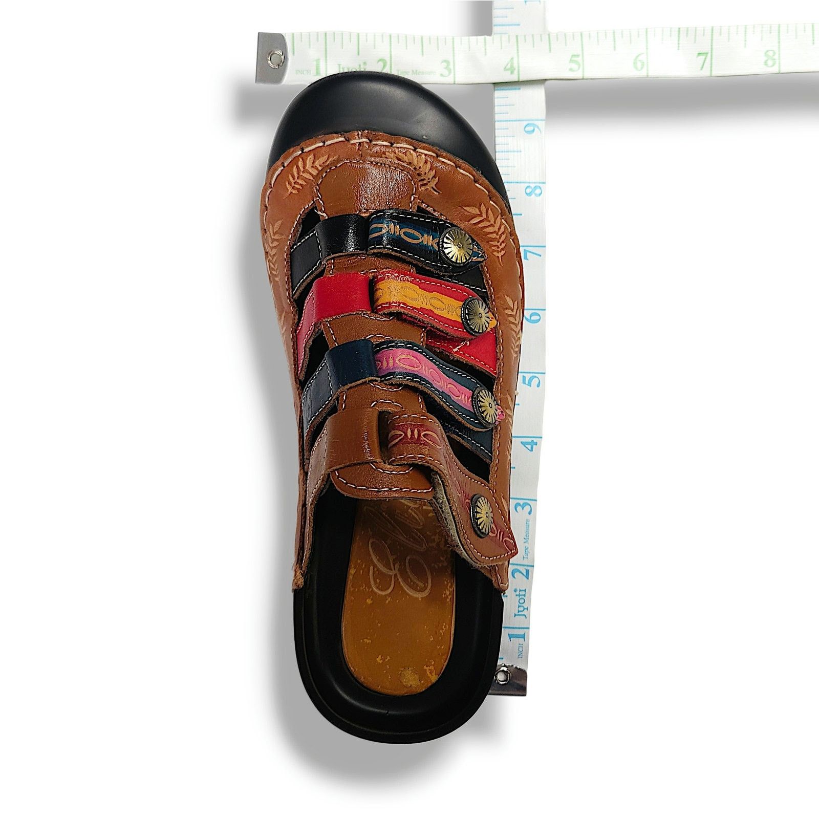 Other Corkys Elite Heidi Closed Toe Clog Strap Brown Leather 6 Size US 6 / IT 36 - 15 Thumbnail