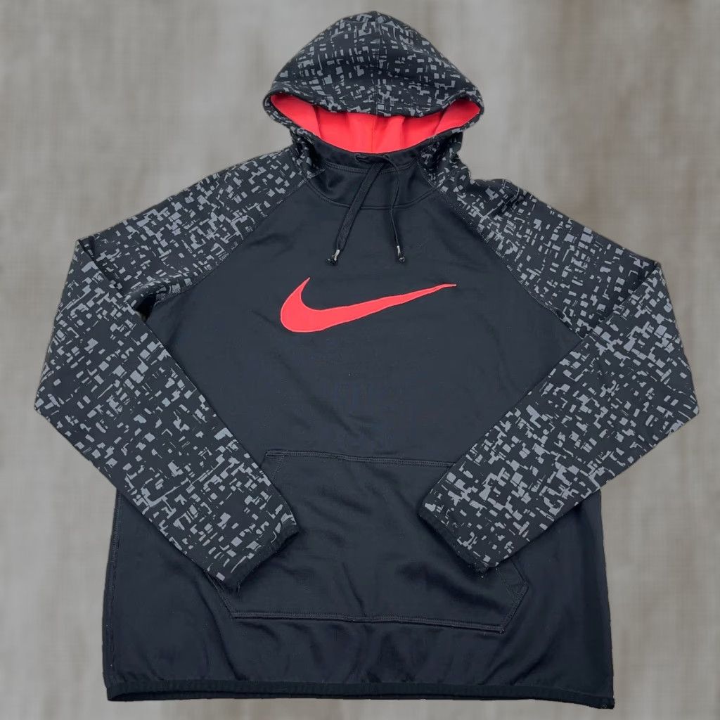 Nike Nike Dri-Fit Hoodie Women Medium Black Pink Sweatshirt Pullover Activewear Size M / US 6-8 / IT 42-44 - 1 Thumbnail