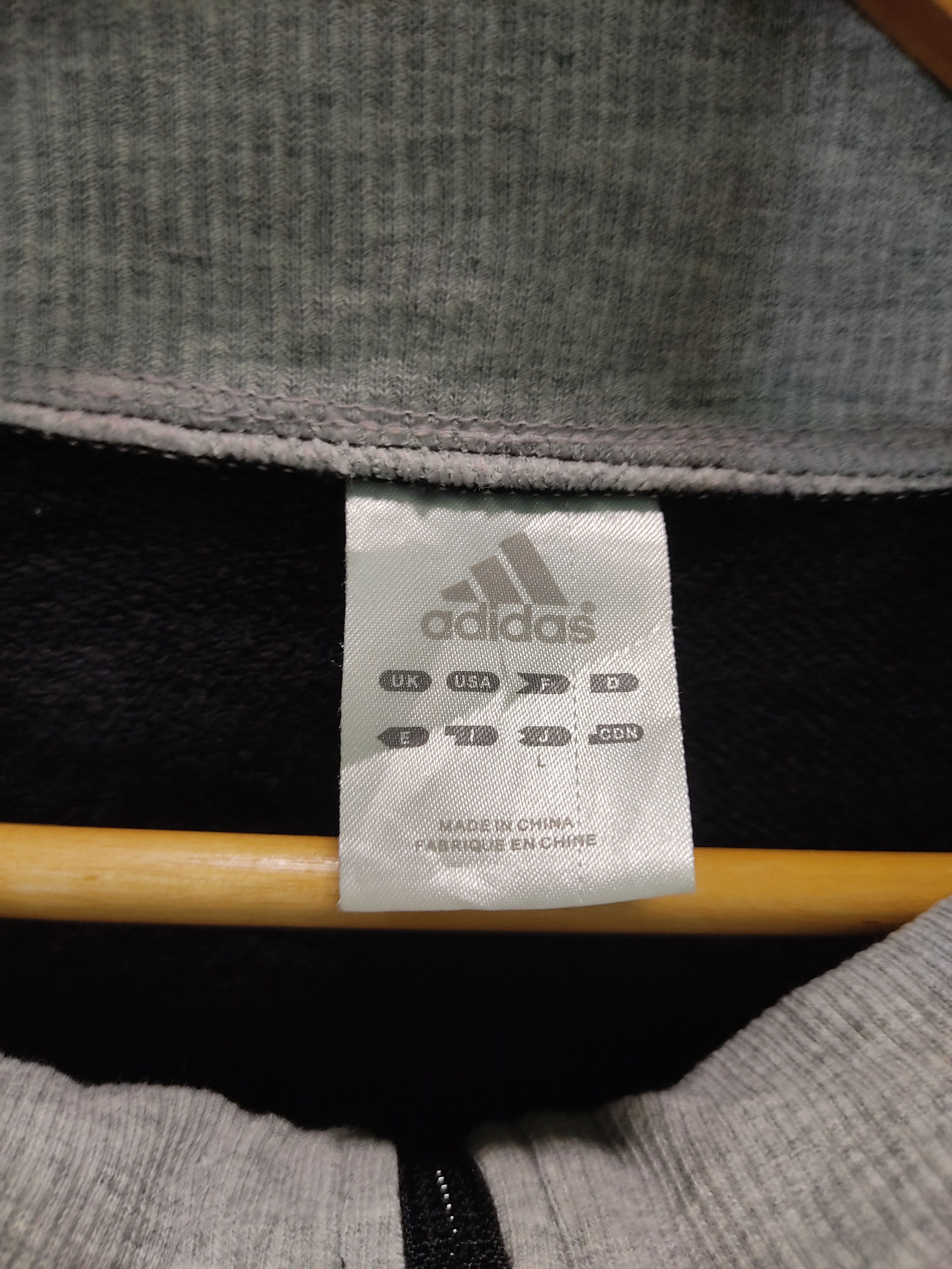 Adidas Adidas track jacket with number 3 zipper sweater Size US L / EU 52-54 / 3 - 7 Thumbnail