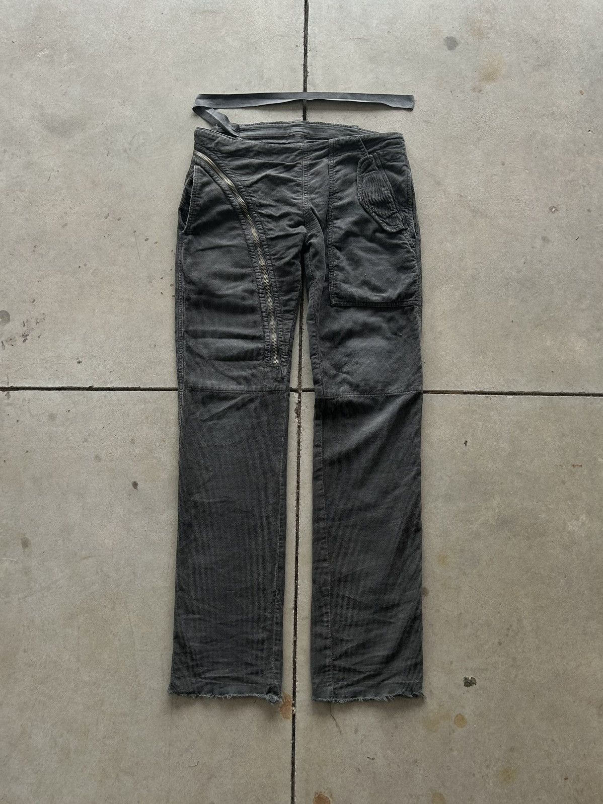 Rick Owens FW08 “Stag” double layer aircut pants Size US 30 / EU 46 - 3 Thumbnail