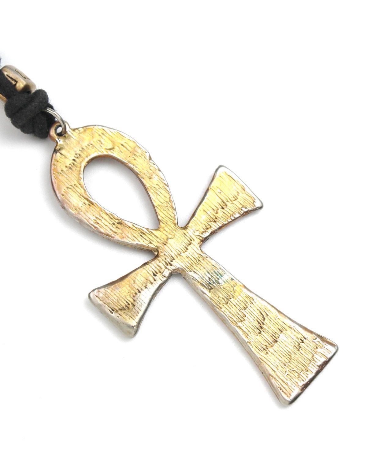 If Six Was Nine 2000S JAPANESE MADE EGYPTIAN ANKH KEY OF LIFE CORD NECKLACE Size ONE SIZE - 4 Thumbnail