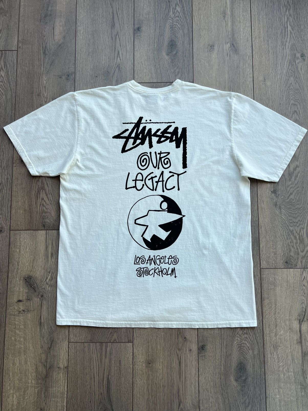 Our Legacy × Stussy Stussy x Our Legacy Ol Surfman Pig. Dyed Tee