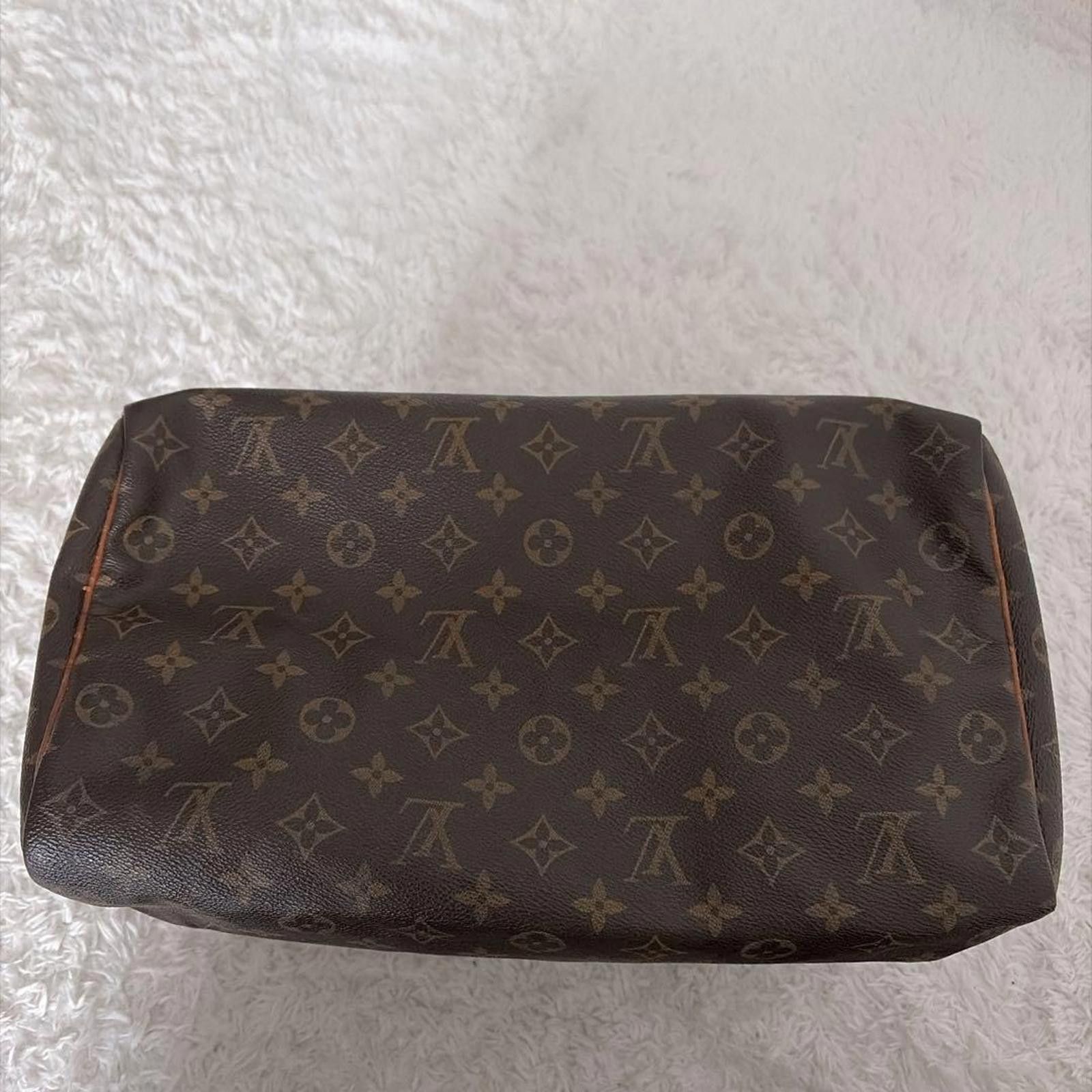 Louis Vuitton Louis Vuitton - Monogram Canvas Speedy 30 Handbag Size ONE SIZE - 4 Thumbnail