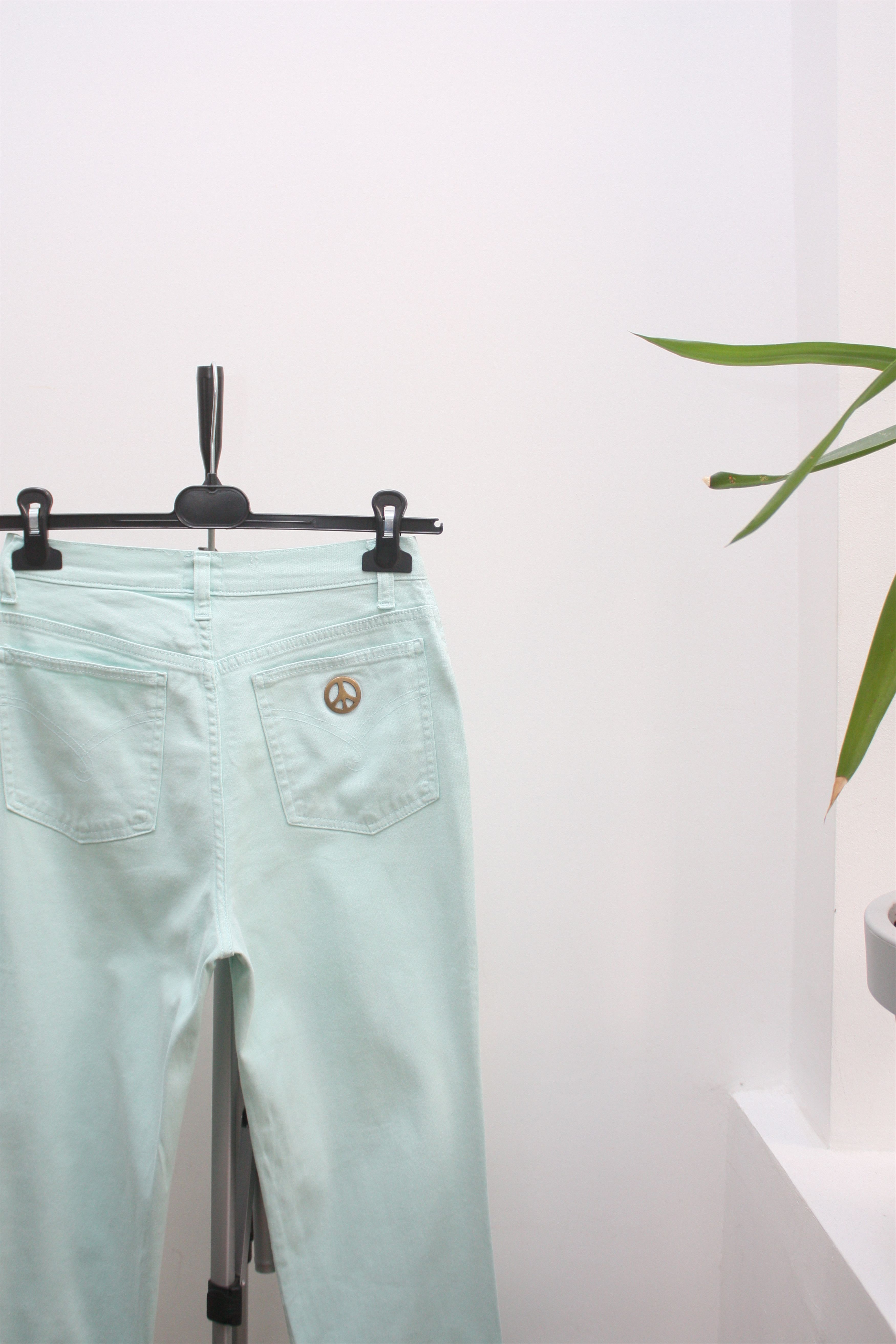 Moschino Moschino Jeans Vintage Turquoise Trousers 29 Made In Italy Size 28" / US 6 / IT 42 - 1 Thumbnail