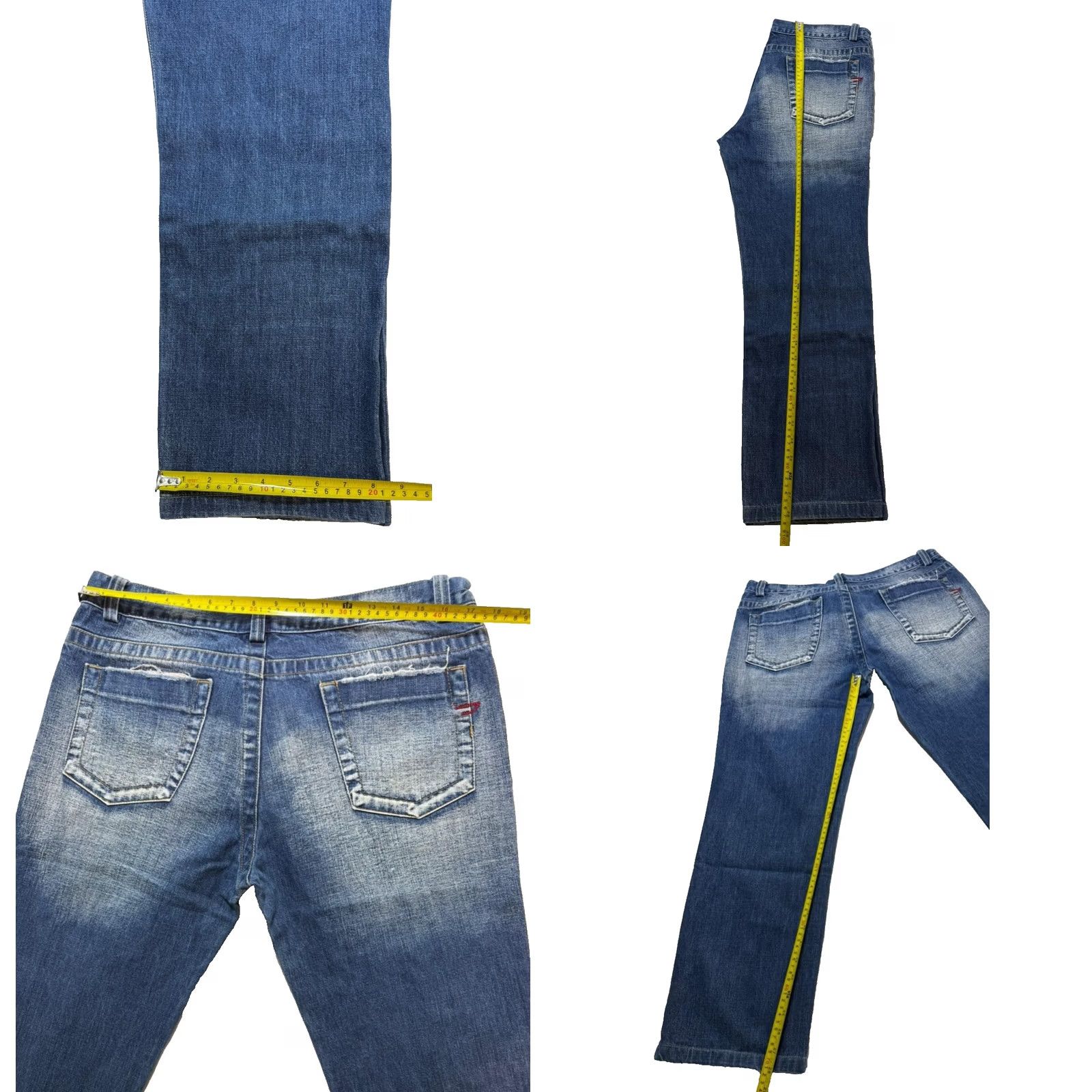 Diesel Diesel Industry Men Blue Denim Jeans Straight Fit Cotton Pants 38 Size US 38 / EU 54 - 8 Thumbnail