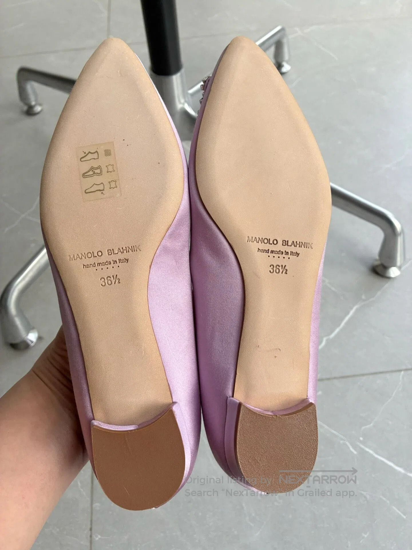Manolo Blahnik Manolo Blahnik Rhinestone Flat Shoes. Size US 5.5 / IT 35.5 - 6 Thumbnail