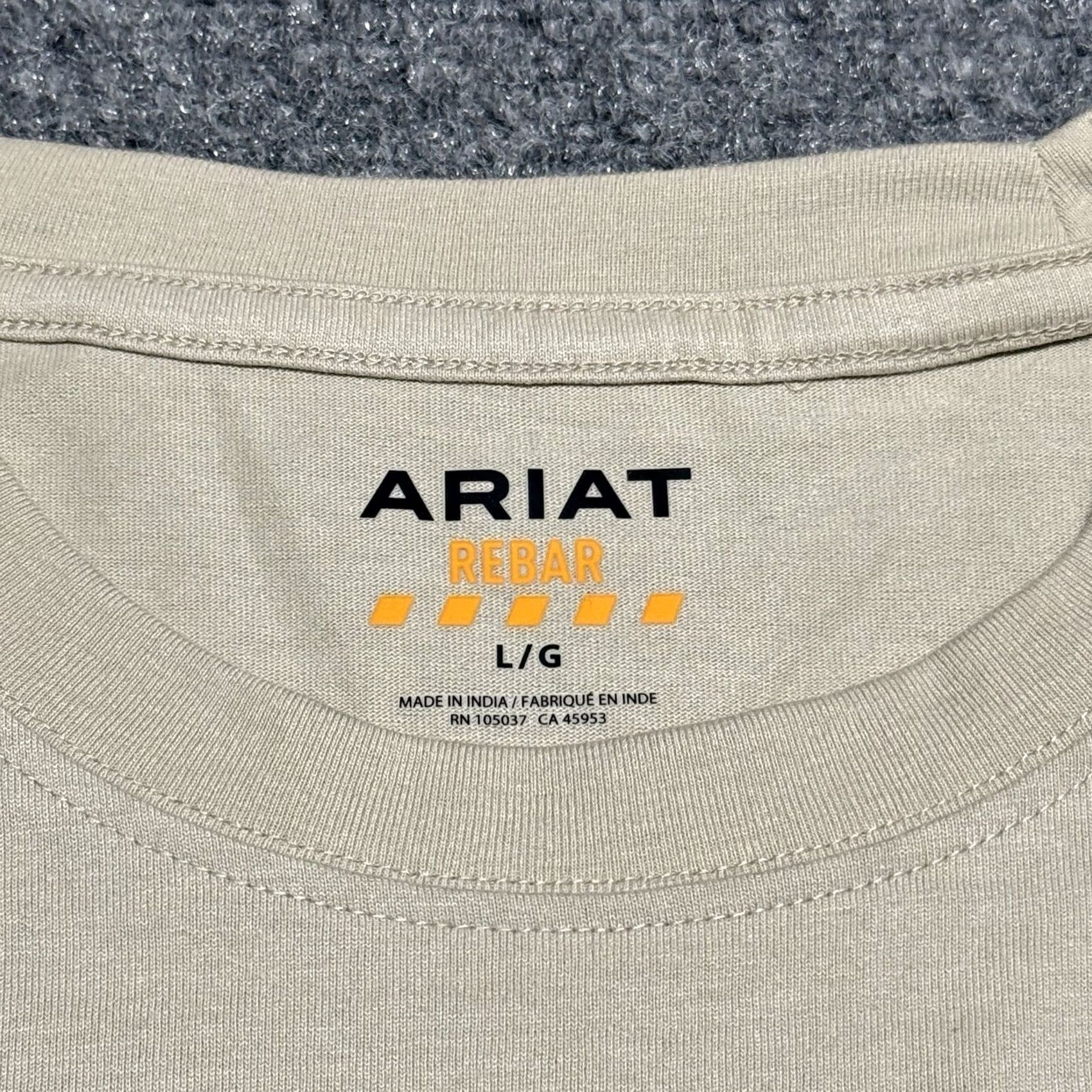 Ariat Ariat Rebar Shirt Mens L Tan Beige Rebar Button-Up Short Sleeve W/NWOT Pocket Collared Workwear Casual Outdoor Fall Summer Spring Winter, Regular Mens Size US L / EU 52-54 / 3 - 5 Thumbnail