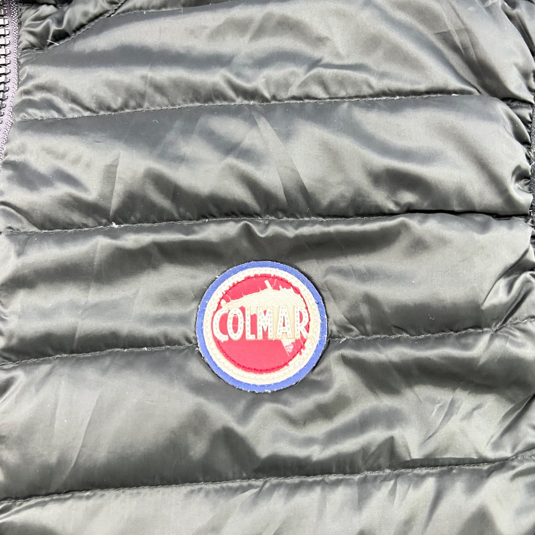 Colmar Colmar Puffer Vest Womens Size 50 Quilted Black Down Gilet Full Zip Size XL / US 12-14 / IT 48-50 - 3 Thumbnail