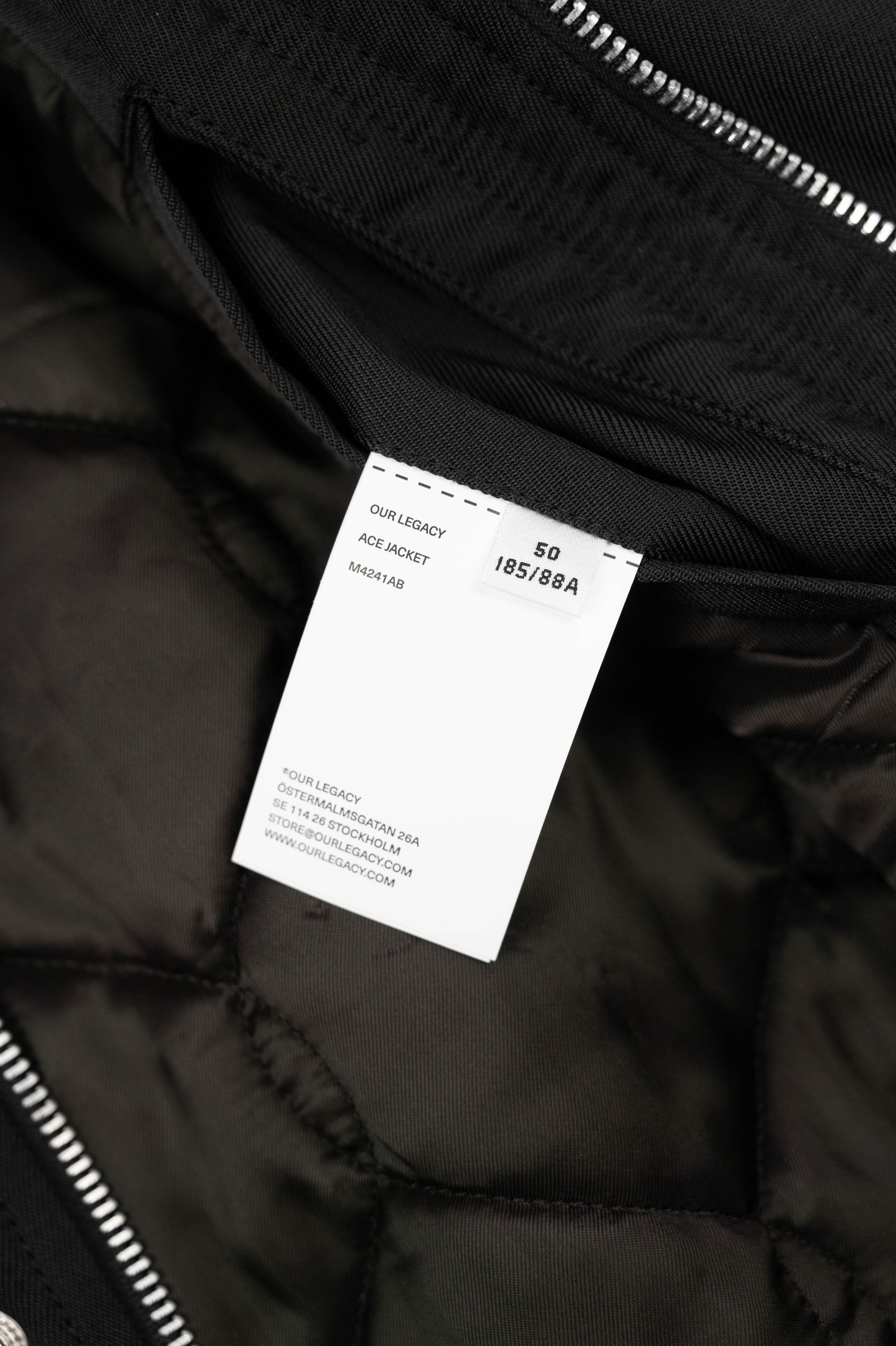 Our Legacy Ace Jacket Black Aero Nylon Size US L / EU 52-54 / 3 - 8 Thumbnail
