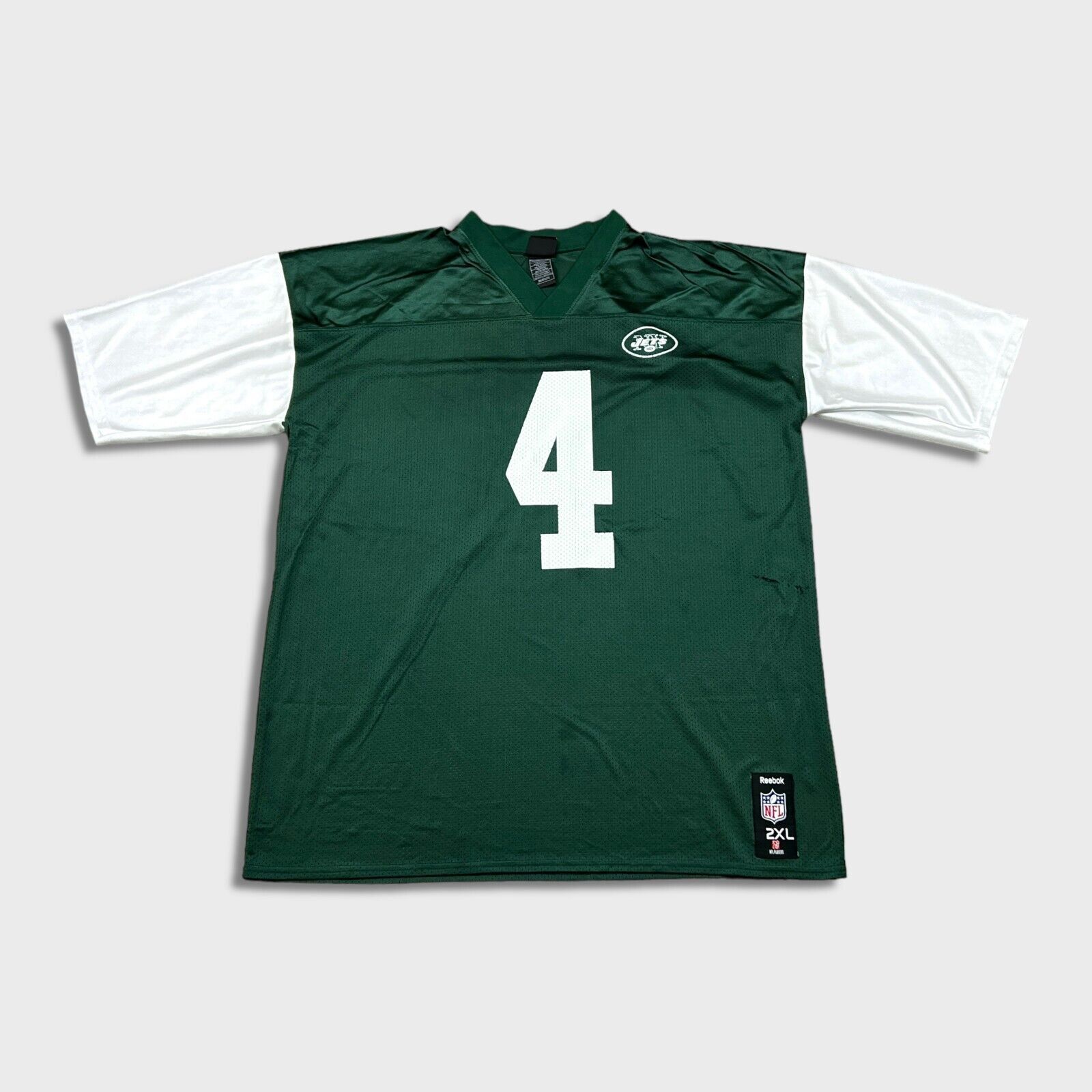 NFL × Reebok × Vintage Reebok Brett Favre New York Jets NFL Jersey 2XL Football Size US XXL / EU 58 / 5 - 3 Thumbnail