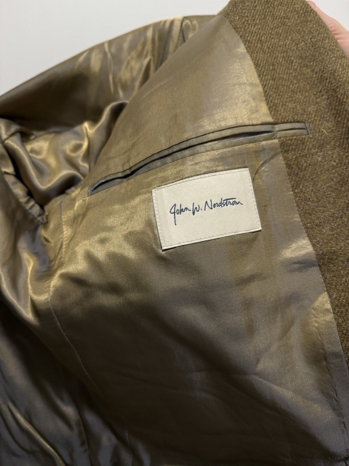 Loro Piana Mens Blazer Ing Loro Piana Cashmere Coarsehair Goat Wool Size 44L - 16 Thumbnail