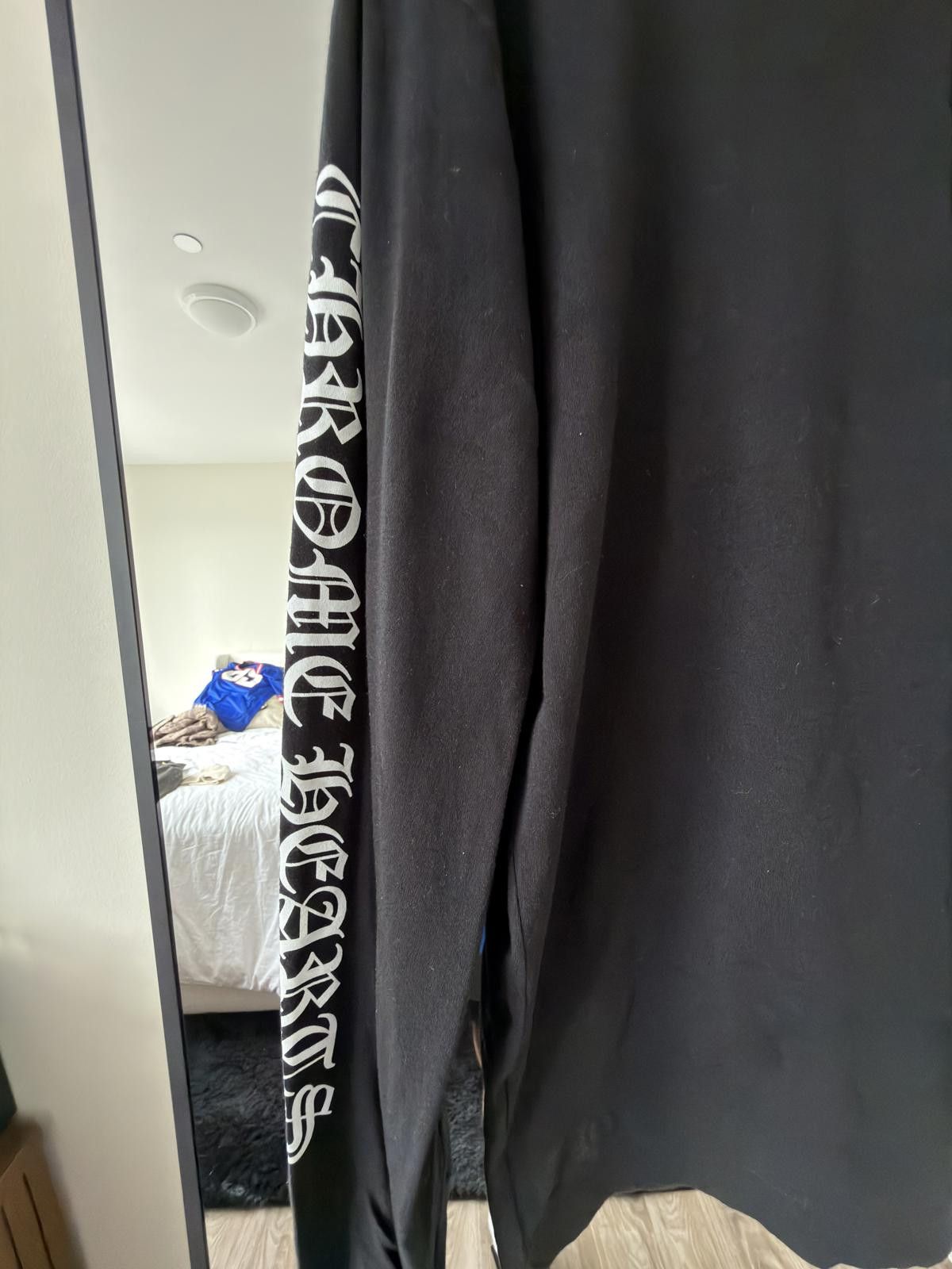 Chrome Hearts Chrome Hearts Scroll Logo L/S Pocket T-shirt Black Size US XL / EU 56 / 4 - 4 Thumbnail