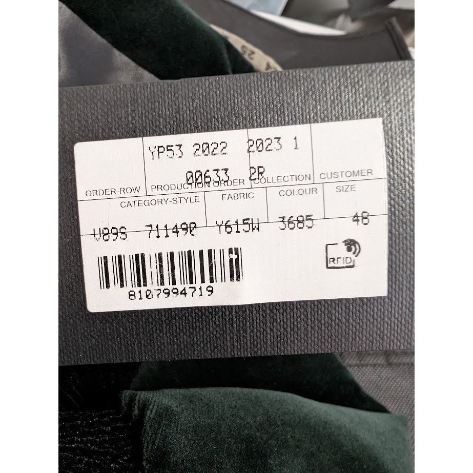 Saint Laurent Paris o1rshd1 Teddy College Cotton Jacket in Green Emerald Size US M / EU 48-50 / 2 - 19 Thumbnail
