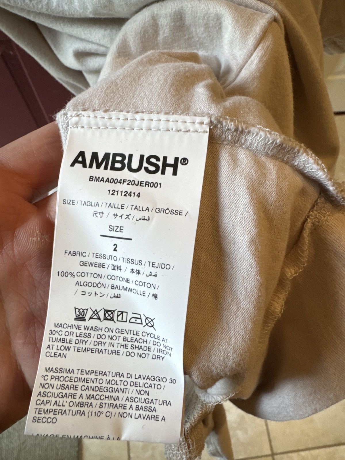 Ambush Design Ambush T-shirt Size US M / EU 48-50 / 2 - 4 Thumbnail
