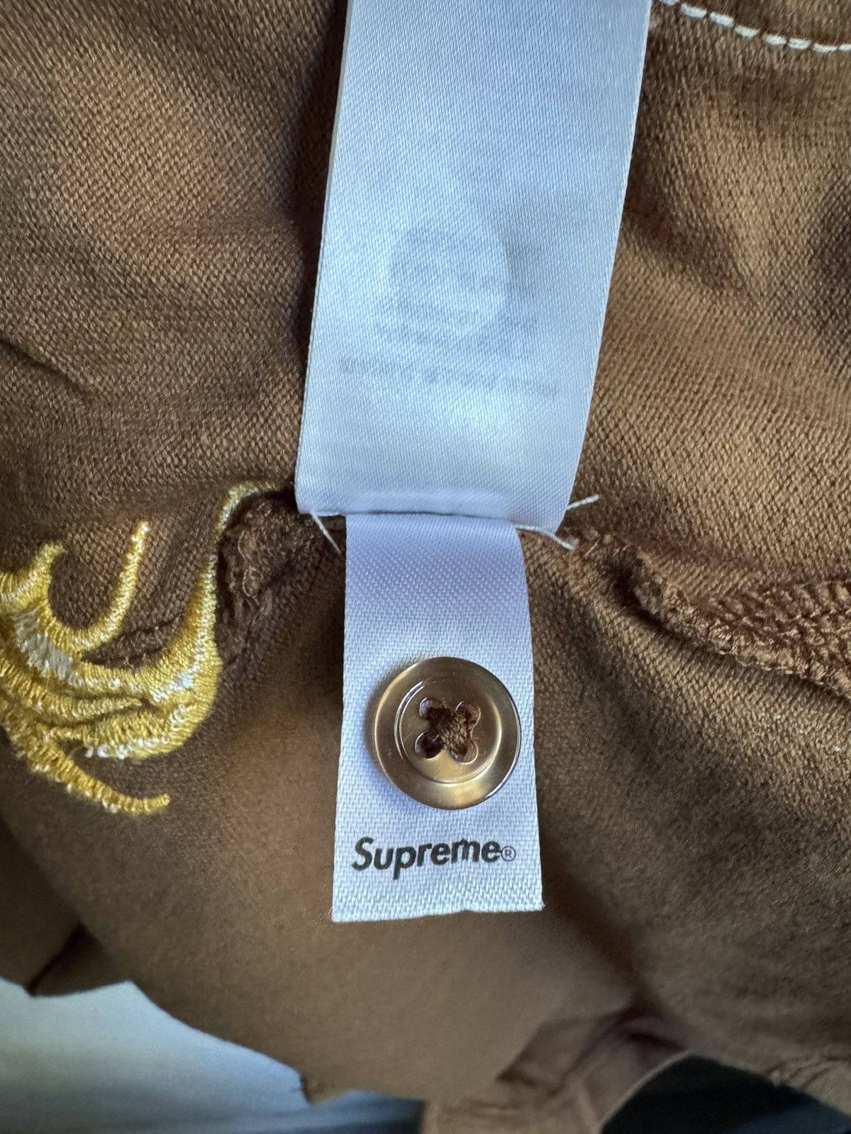 Supreme Supreme The Great China Wall Dragon Polo Brown Size US M / EU 48-50 / 2 - 8 Thumbnail