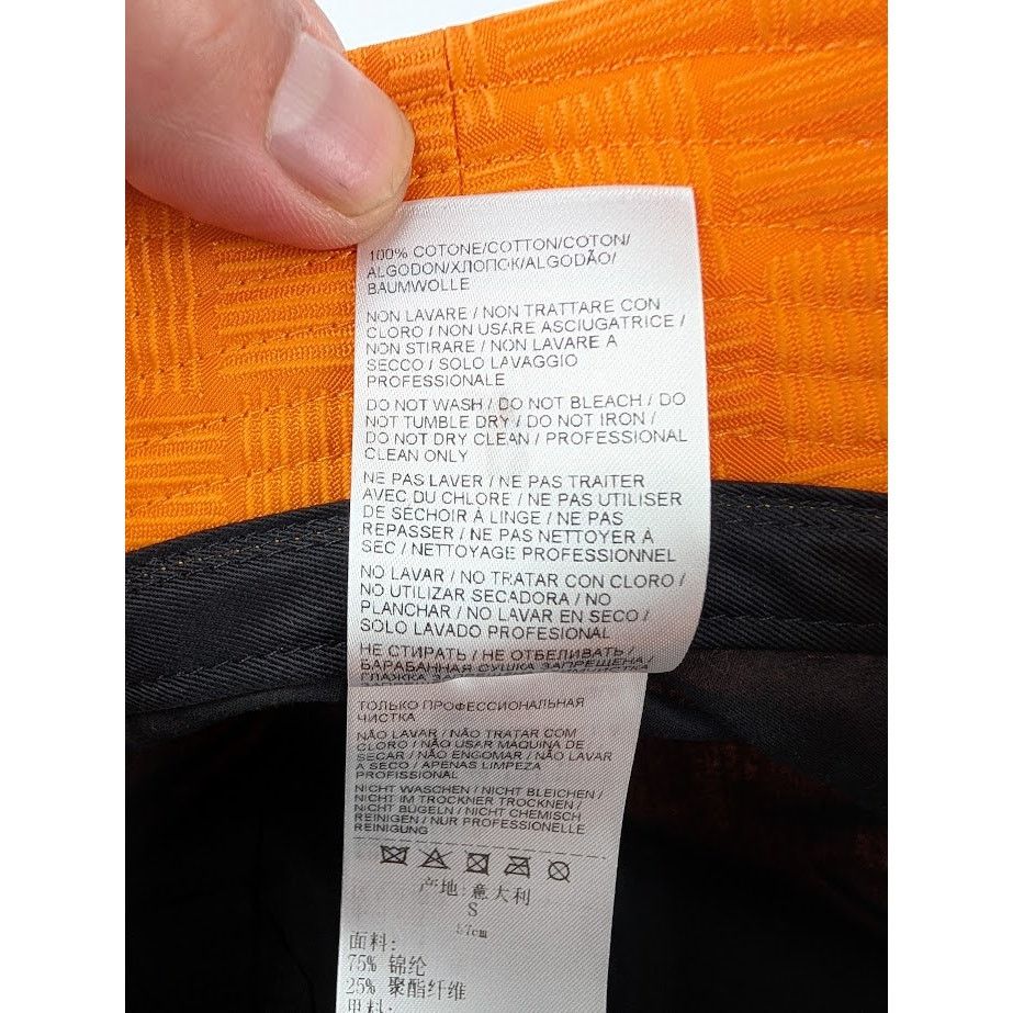 Bottega Veneta o1rshd1 Size: S / Hat Intreccio Jacquard Nylon in Orange Size ONE SIZE - 9 Thumbnail