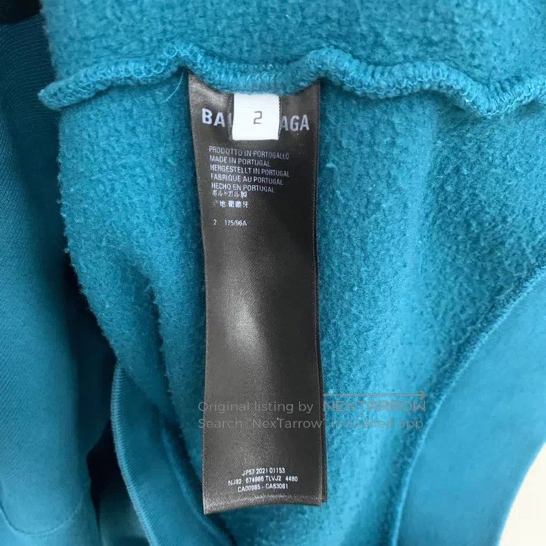 Balenciaga Balenciaga Letter logo hooded long-sleeve sweatshirt Size US M / EU 48-50 / 2 - 7 Thumbnail