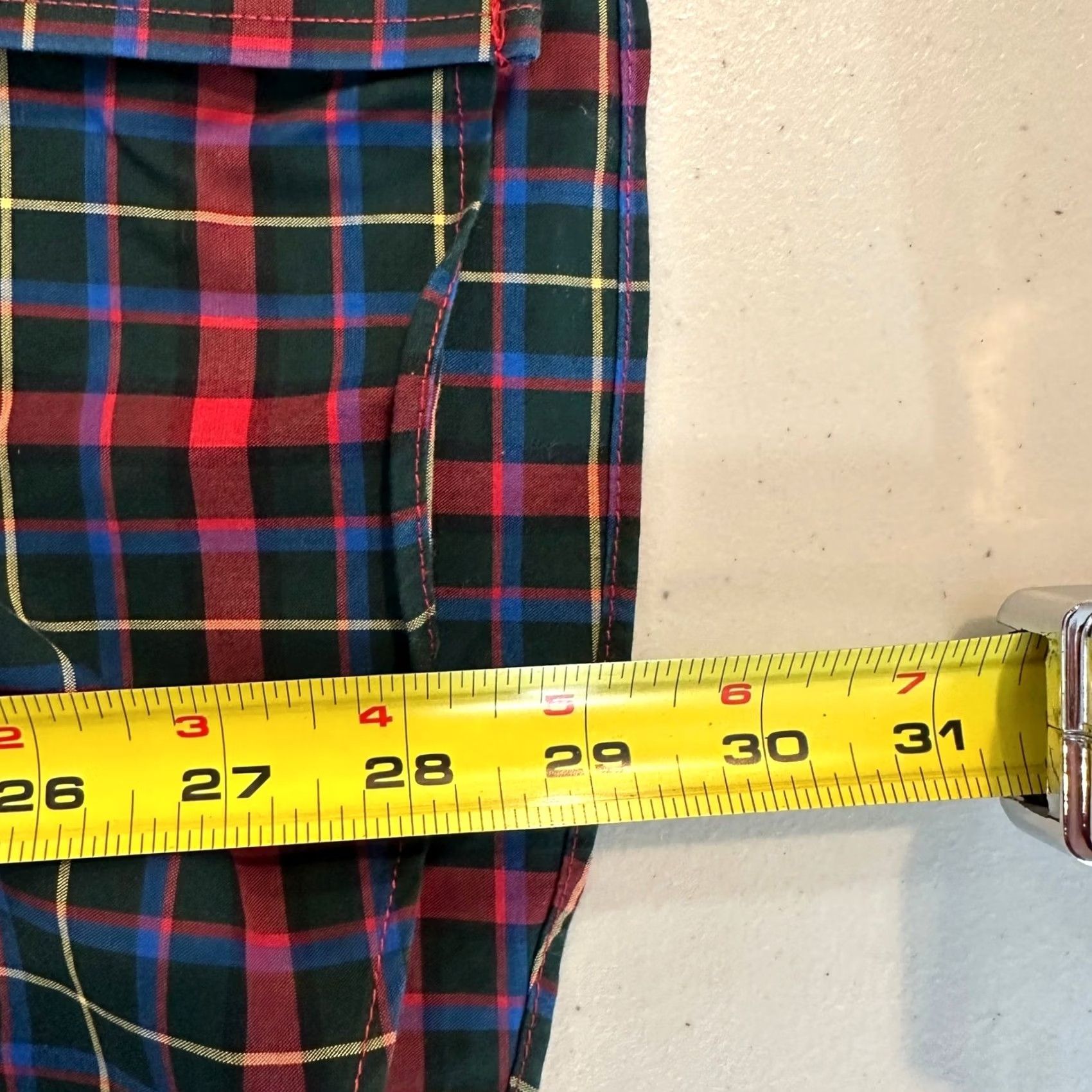 Vintage LL Bean Mens Plaid Shirt Button-Down Long Sleeve Button-Up Medium Regular Cotton Casual Fall Spring Men Size US M / EU 48-50 / 2 - 8 Thumbnail