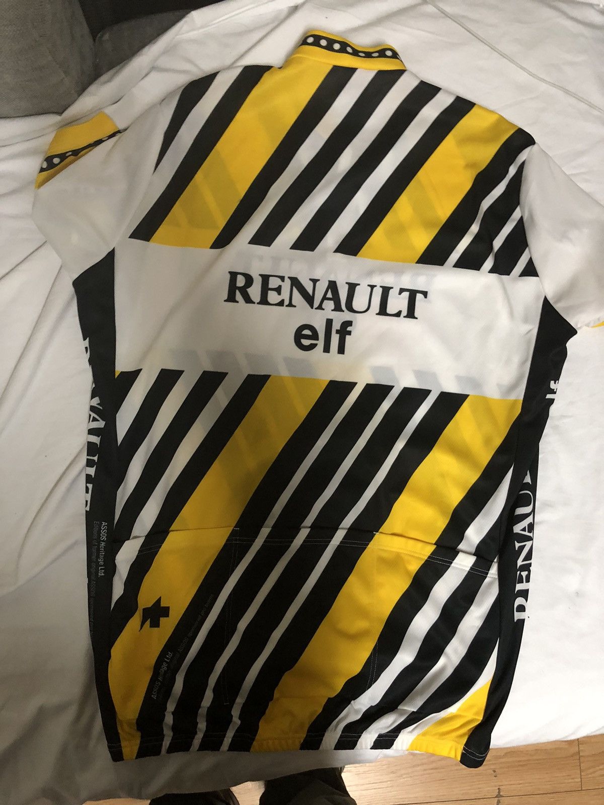 Formula 1 × Vintage Renault Alonso Formula 1 cycle bib polo jersey Size US XL / EU 56 / 4 - 4 Thumbnail
