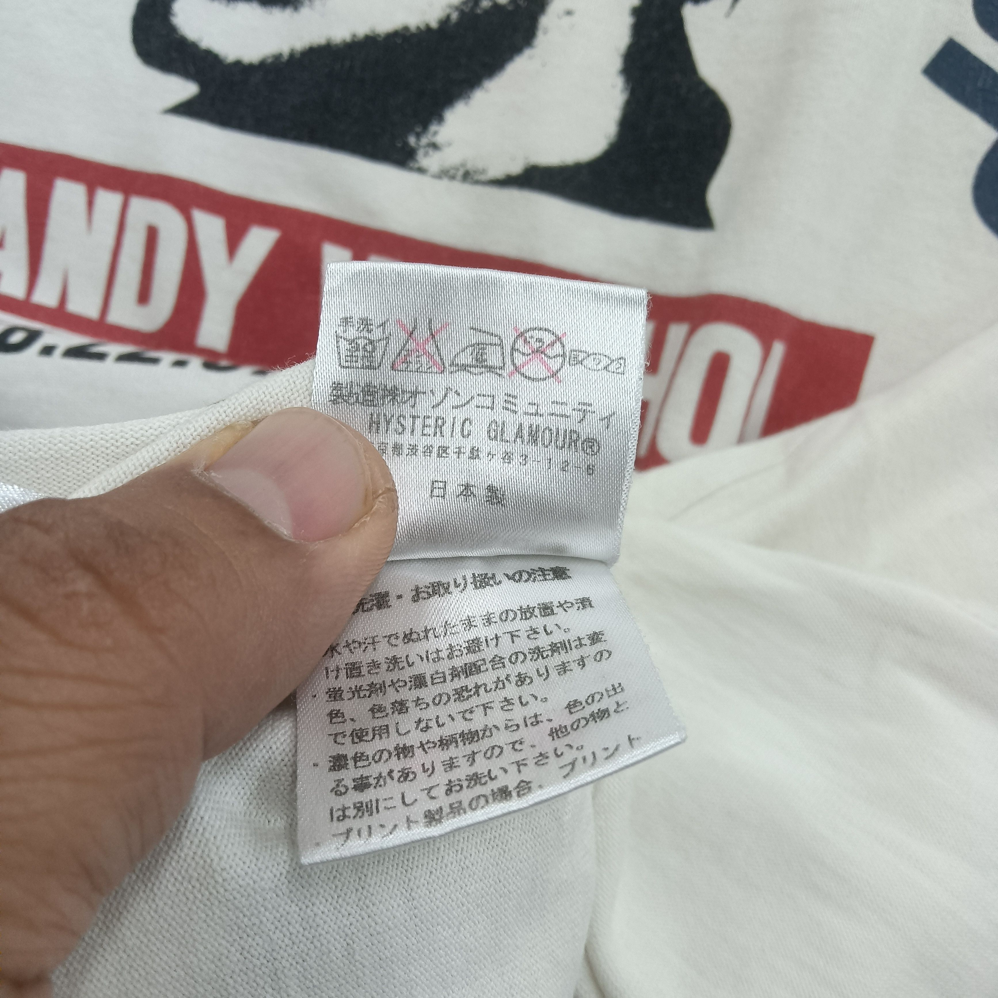 Andy Warhol × Hysteric Glamour Hysteric Glamour x Andy Warhol Your 15 Minutes Are Up #C Size US M / EU 48-50 / 2 - 7 Thumbnail