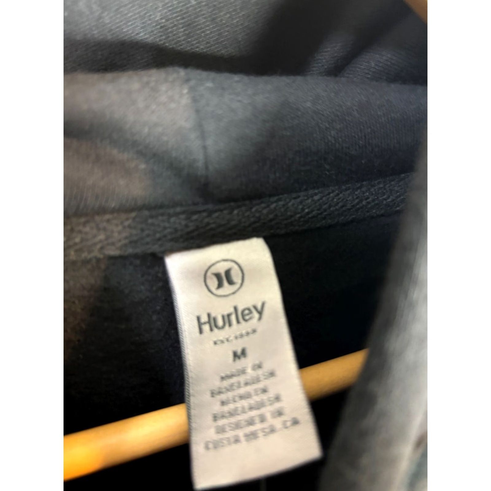 Hurley Hurley Hoodie Jacket Mens Size M Black Athletic Gothic Full Zip Activewear Fall Spring Winter 2211 Size US M / EU 48-50 / 2 - 4 Thumbnail