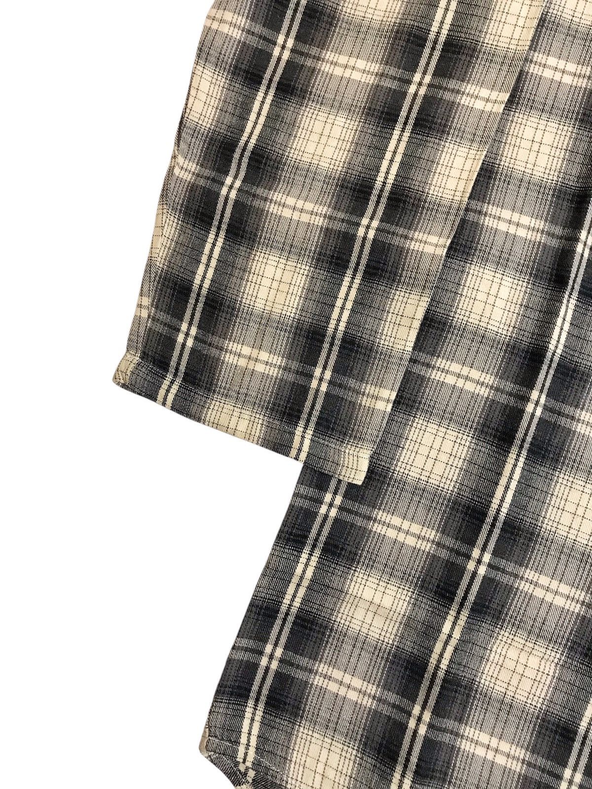Hanes × Vintage Hanes 7/8 Sleeves Vintage Plaid Flannel Size L / US 10 / IT 46 - 5 Thumbnail