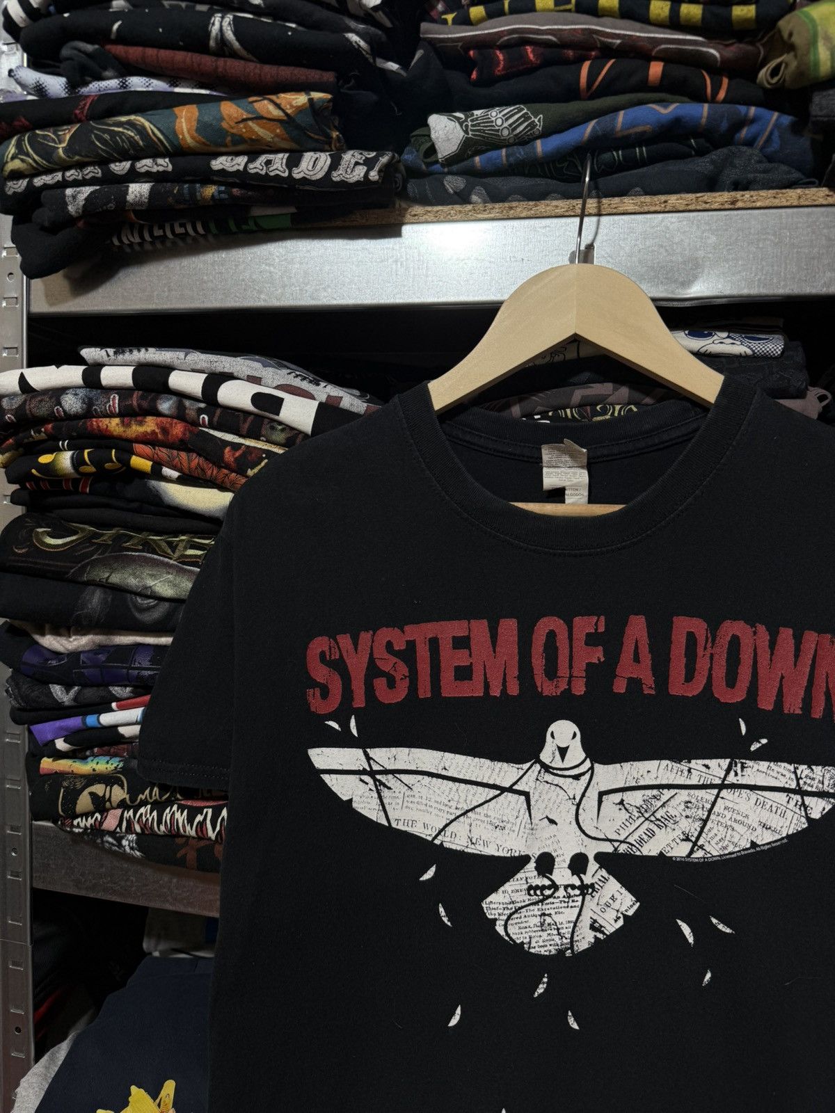 Band Tees Vintage 2016 System Of A Down Rock Band Promo Tour T-shirt Size US M / EU 48-50 / 2 - 3 Thumbnail