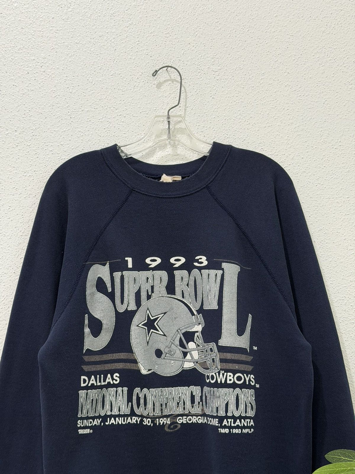 NFL Vintage 90s Dallas Cowboys Trench 1993 Super Bowl Champions Size US L / EU 52-54 / 3 - 2 Thumbnail