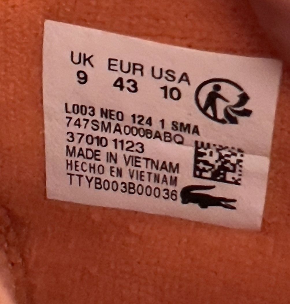Lacoste Lacoste L003 Neo Tech Size US 10 / EU 43 - 10 Thumbnail