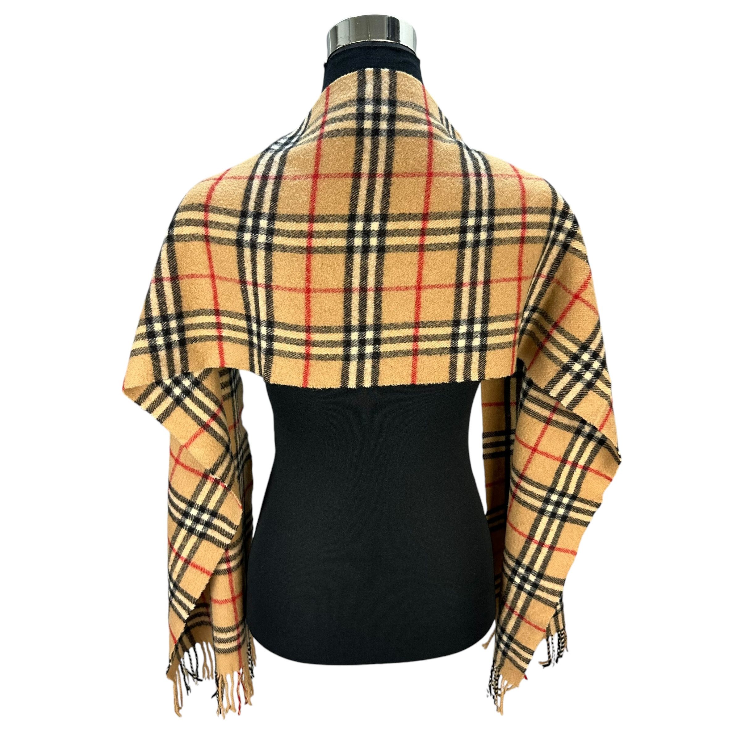 Burberry 90's BURBERRY Nova Check Muffler Neckwear Scarf #A68-1643 Size ONE SIZE - 2 Thumbnail