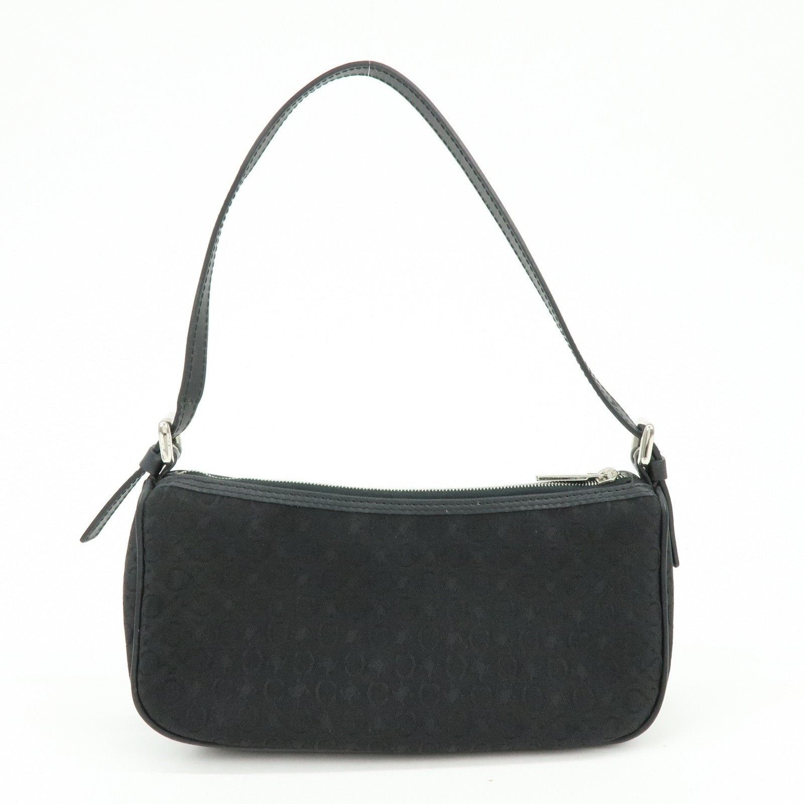 Celine Celine Macadam Coated Canvas Shoulder Bag Black Size ONE SIZE - 2 Thumbnail