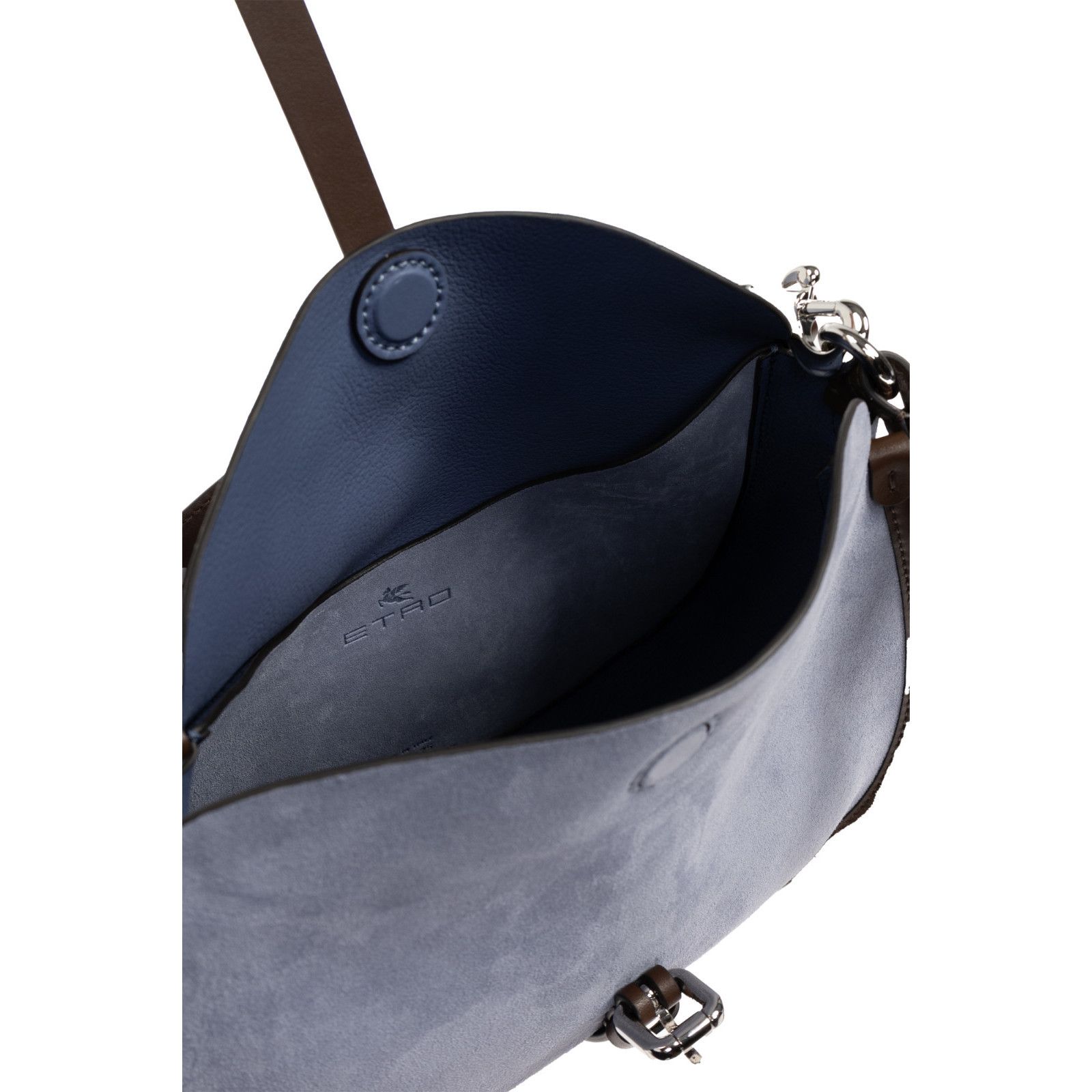 Etro ETRO Blue Suede Shoulder Bag New And Authentic Size ONE SIZE - 4 Thumbnail