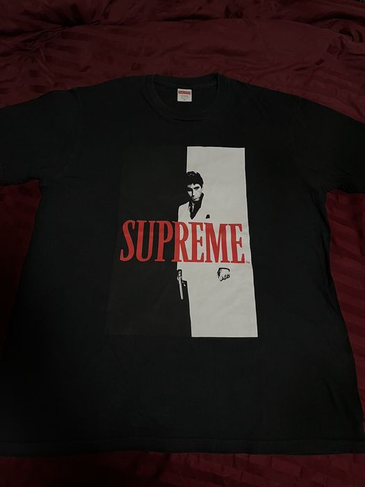 Supreme scarface cheap split tee