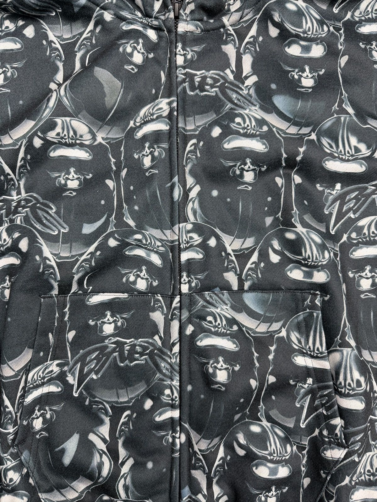Bape Bape Ape Head Graffiti Shark Full Zip Hoodie Size US S / EU 44-46 / 1 - 2 Thumbnail